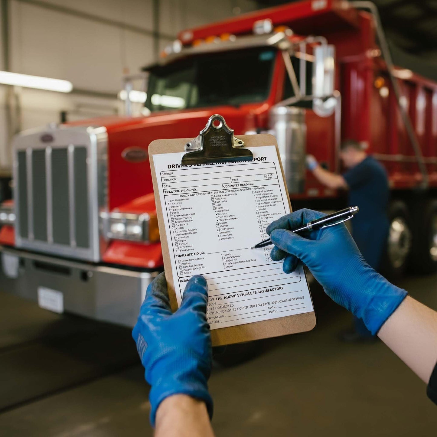 IMXYO 600 Sets Daily Pre Trip Inspection Book for Trucker,2 Part Carbonless,Driver's Vehicle Inspection Report, 5.5 x 8.3 Inch (50 Sets/Book, 12 Books)