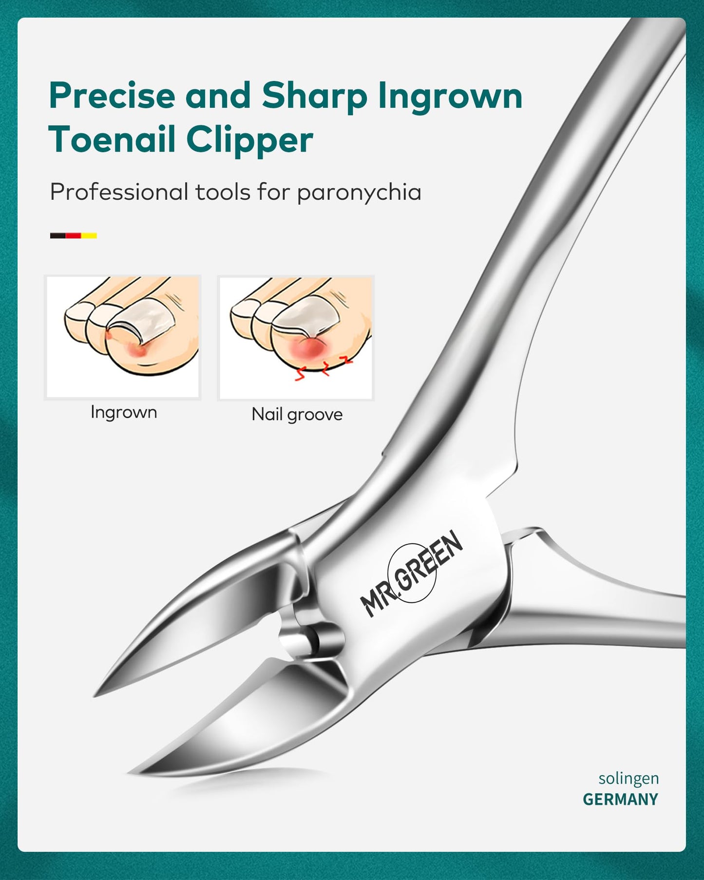 Manicure Set, Pedicure Sets, Nail Clipper Sets, Stainless Steel Professional Nail Cutter Kits with Travel Case (12 Count)