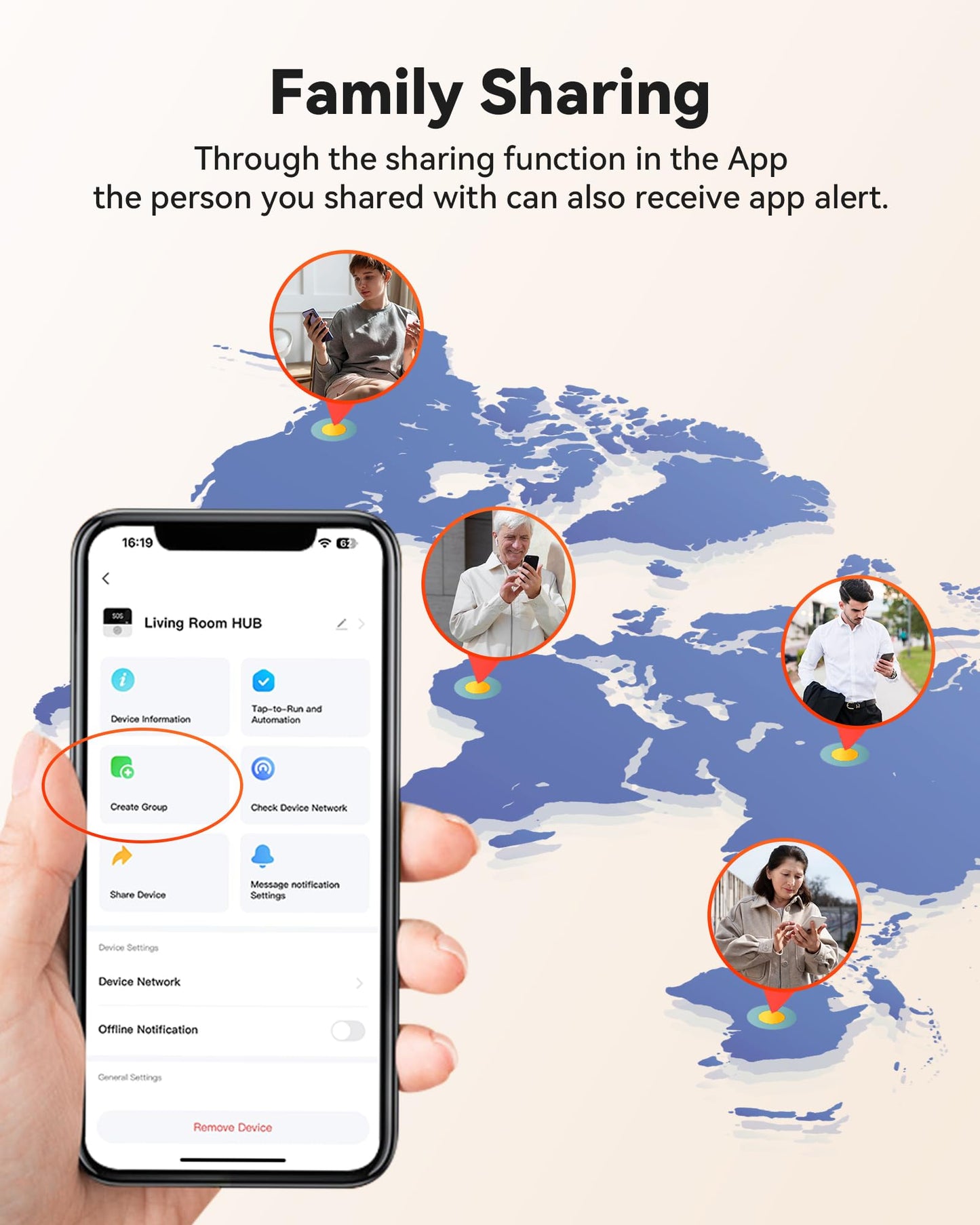 PILSAMAS WiFi Caregiver Pager Wireless Call Button with App Alert, Medical Alert Systems for Seniors No Monthly Fee with 2 Emergency Call Button, Alert Button for Seniors at Home