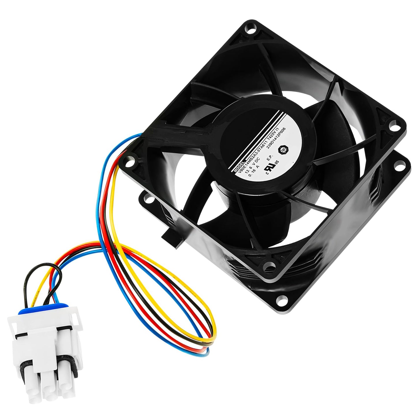 Refrigerator Evaporator Fan Motor Fit for GE GFE28GMKBES GFE28GSKBSS GFE26GSKJSS PFE27KSDASS GFE28GSKHSS GFE29HSDASS GFE26GSKBSS PYE23KSDCSS GFE29HSDDSS GFD28GELEDS DFE28JSKGSS DFE29JGDABB GFE29HMDAES
