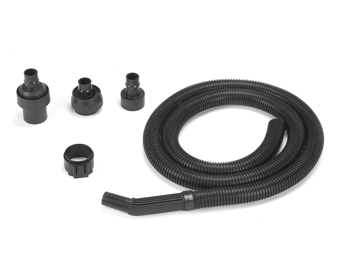 Shop-Vac 9056500 Hose w/Curved End, 1-1/4 in. Diameter x 8 ft. Length, Long Reach, Black, (1-Pack)
