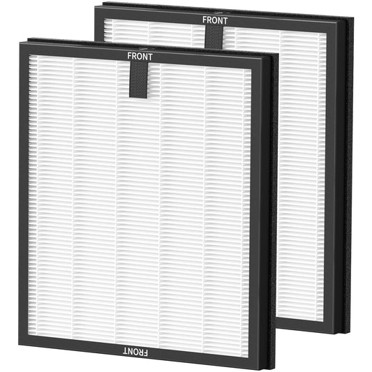 2 Pack HY4866 Replacement Filters for MORENTO/WESTHEY HY4866 Air Purifier and YIOU M1 Air Purifier, 3-in-1 H13 True HEPA Filter High-Efficiency Activated Carbon Filter, Enhanced Version