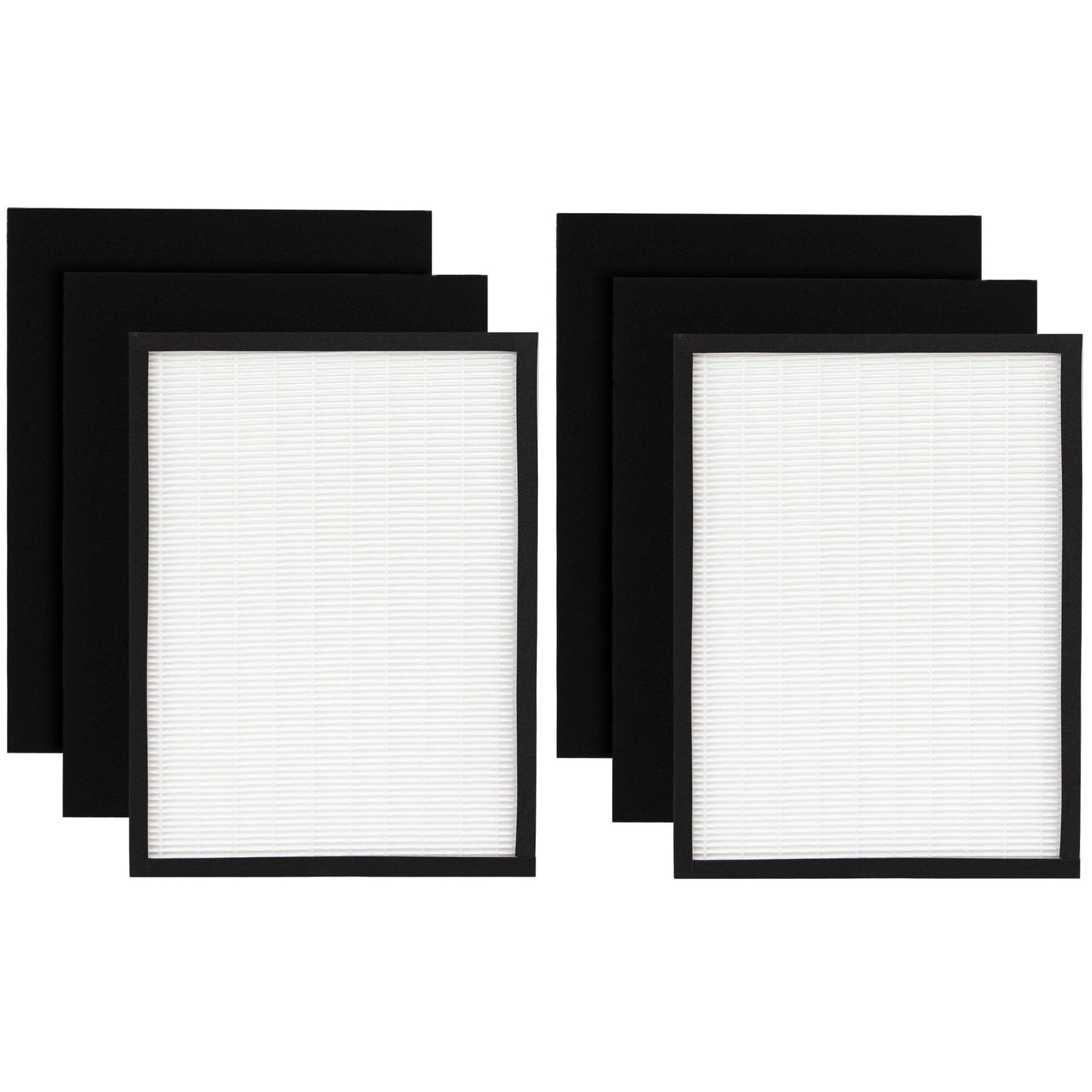 Climestar H13 HEPA Filter Replacement Compatible with Sears/Kenmore 83190 Air Filters fits Kenmore Air Cleaner Models 85250 and 83250 (2-Pack HEPA, 4-Pack Prefilters)