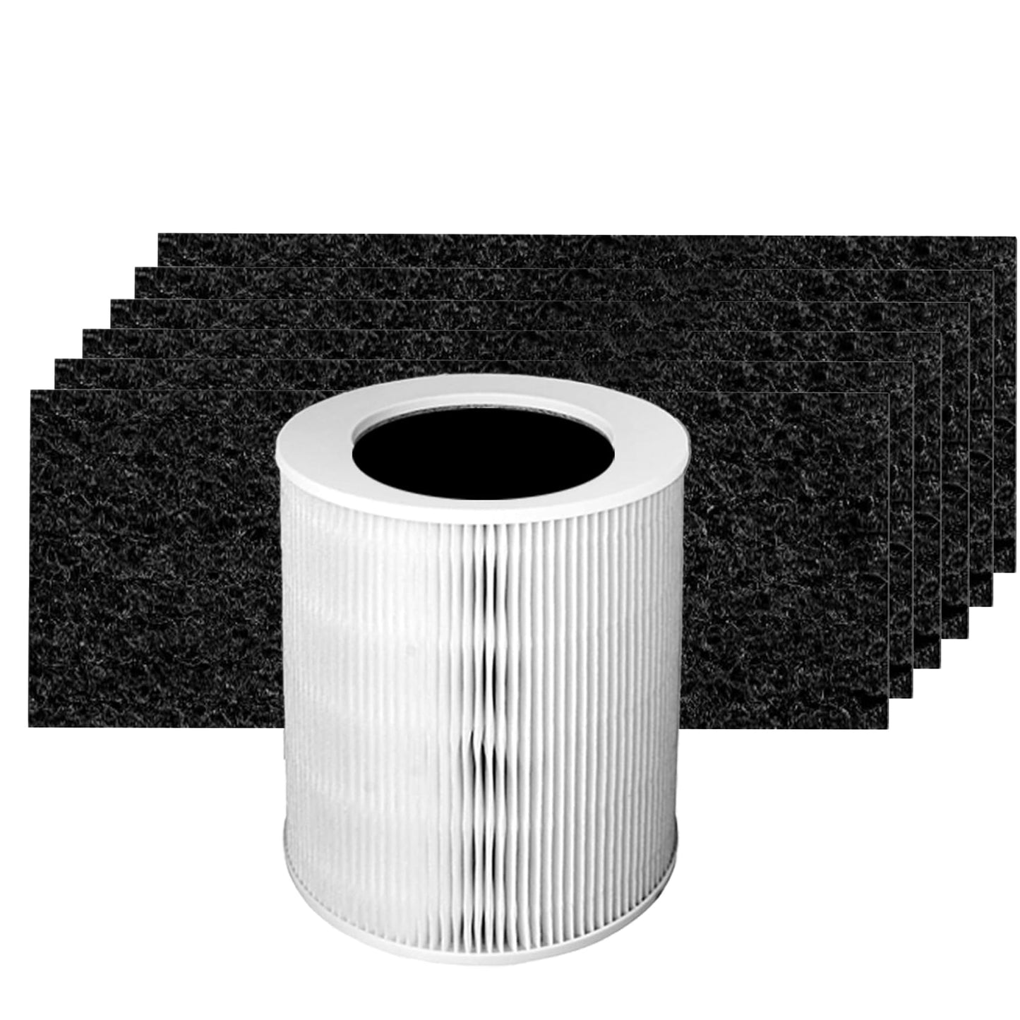HP670 Filter Compatible with Hunter HP670 Air Purifier - 1 Pack H13 True Hepa and 6 Pack Activated Carbon Pre-Filter part # H-HF670-VP | Capable of Capturing Dust Pet Dander, Ideal for Room