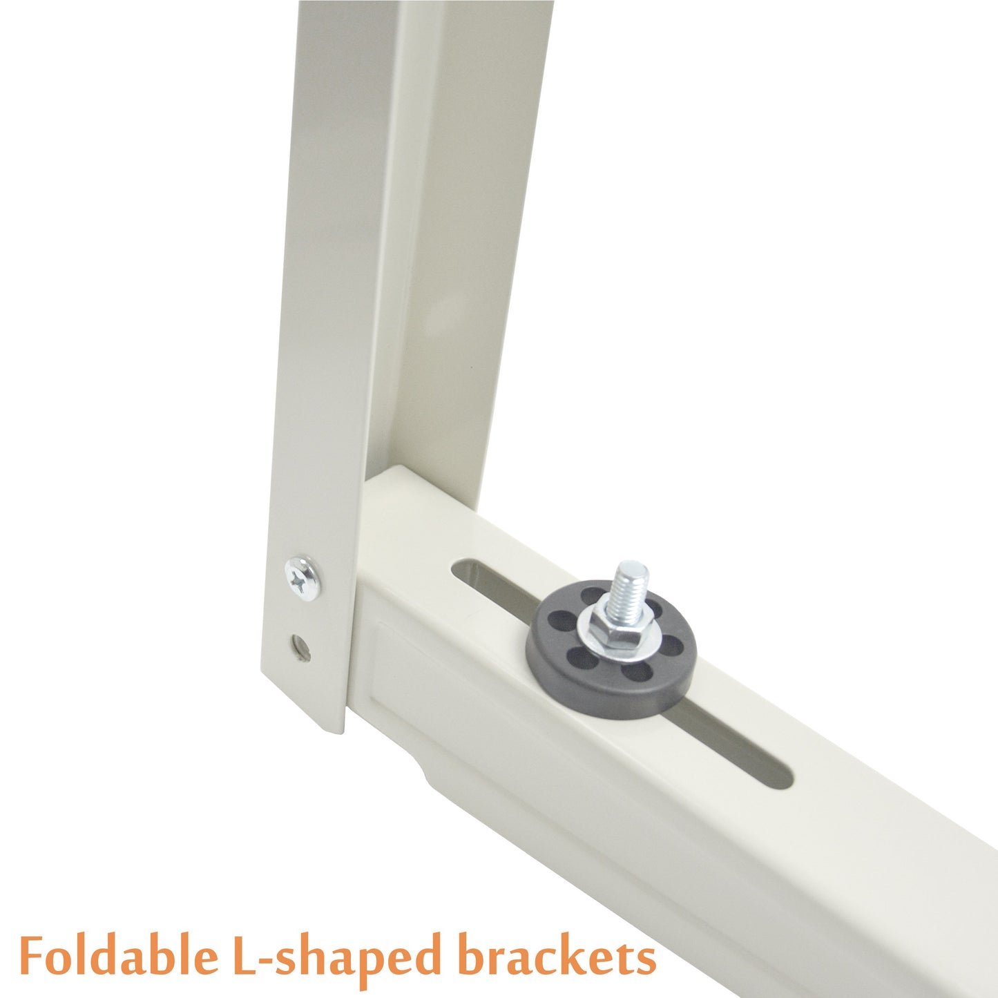 Outdoor Wall Mounting Bracket for Ductless Mini Split Air Conditioner Heat Pump Systems, Universal, 9000-36000 Btu Condenser