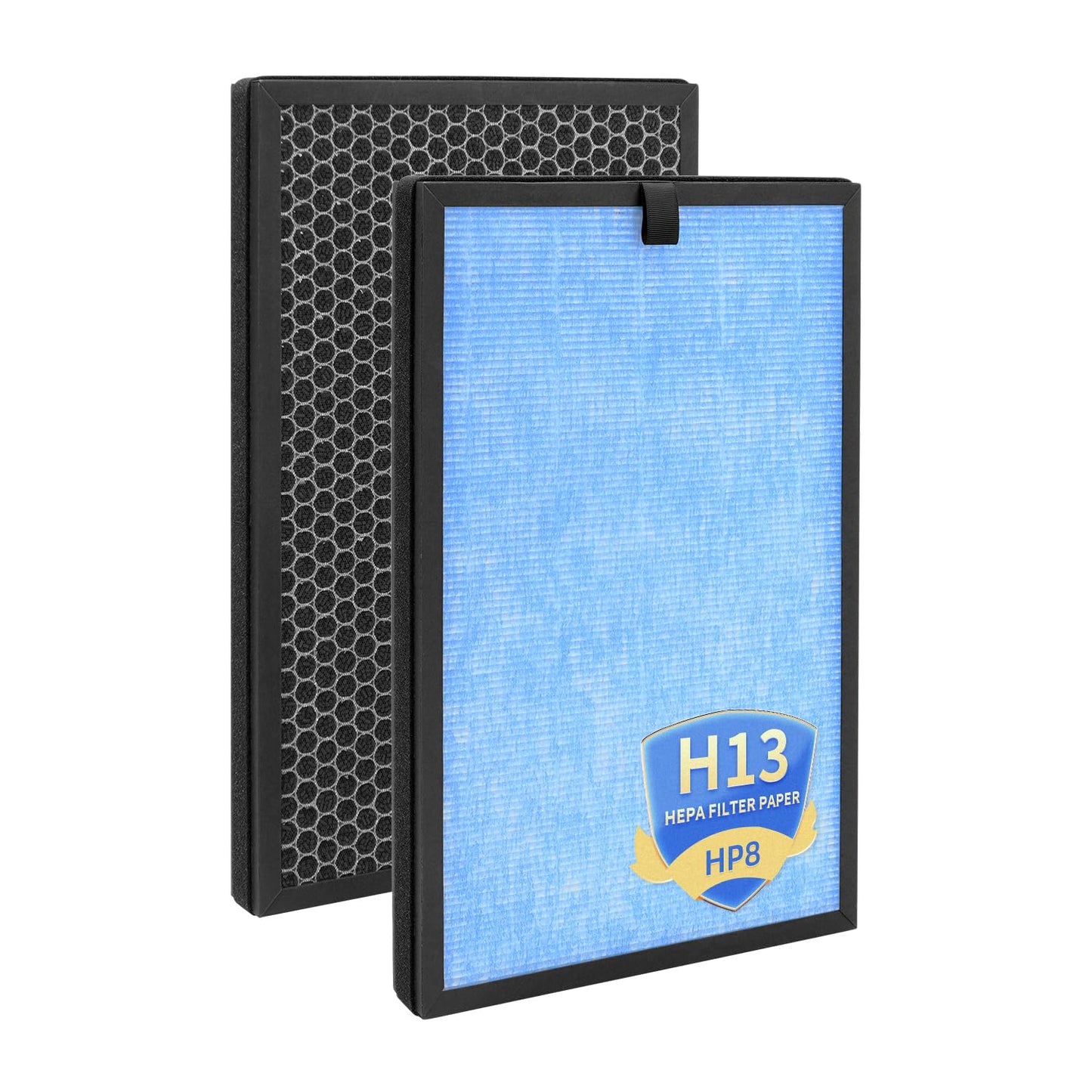 HP8 Replacement Filter Compatible With SimPure HP8 Air Purifier, Models: SP-HP8-RF,H13 True HEPA and Activated Carbon Filter 2 Pack