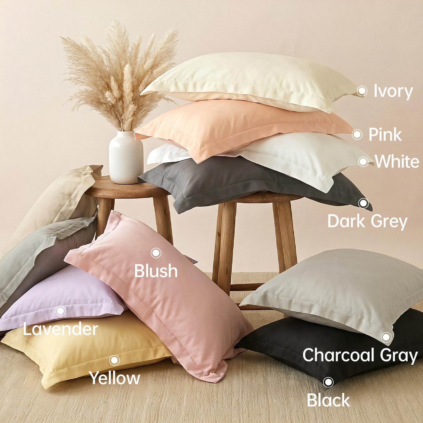 MUXHOMO Beige Oversized King Comforter Sets, All Season Ultra Soft Down Alternative Bedding - 3 Piece Lightweight Bed Set Includes 1 Comforter (120"x98") and 2 Pillow Shams (20"x36")