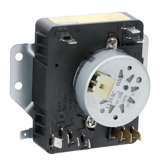 W10642928 C WPW10642928 Dryer Timer Compatible with Maytag Dryer Timer MGDX655DW0 MGDX655DW2 MEDX655DW0 MEDX655DW1 MGDX500BW1 MGDX500BW2 MGDX655DW1 115VAC 60Hz, Replacement 418-098-20-B5 4448993