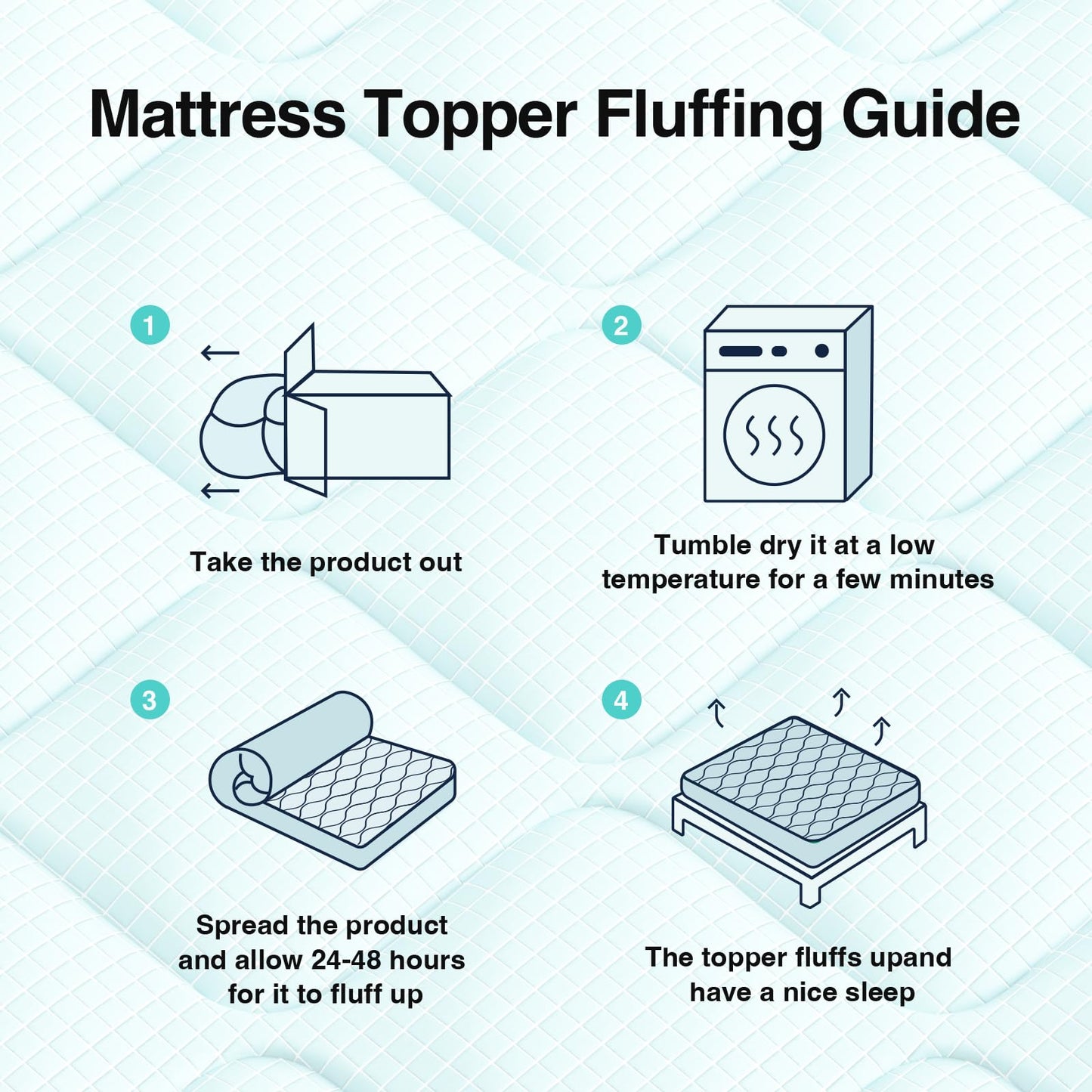 Novilla Cooling Mattress Topper Twin Size, Cooling Factors Infused Mattress Pad for Hot Sleepers, Breathable Mattress Cover with Deep Pocket, Soft Down Alternative Bed Topper for Back Pain Relief