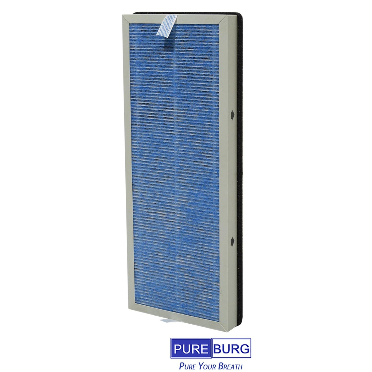 PUREBURG Replacement Filter Set Compatible with Membrane Solutions MS18 Air Purifier, 2 H13 True HEPA, Activated Carbon and 4 Pre Filters, 6 Piece Pack