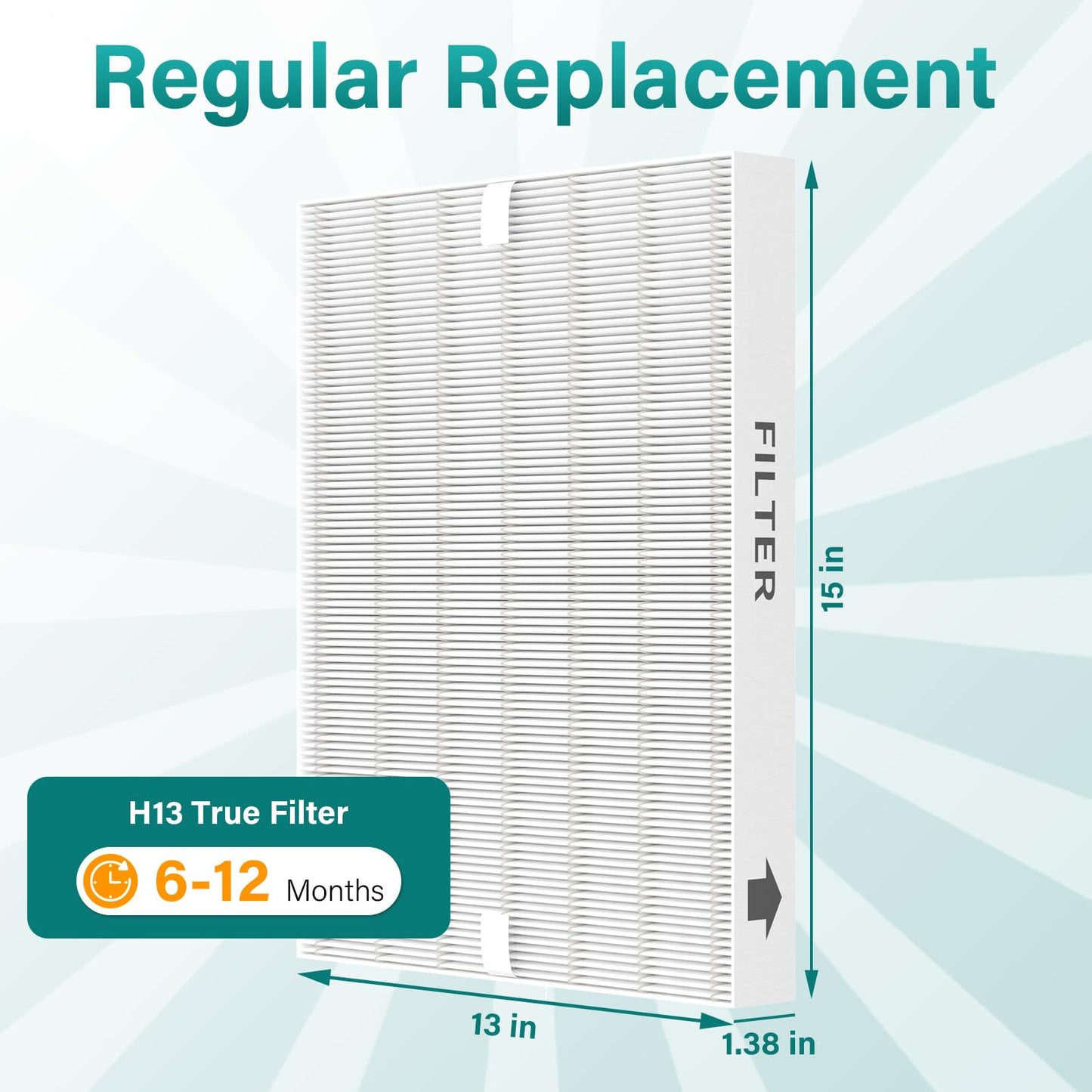 imeccalive 4 Pack AP-1512HH Air Filter Replacement Compatible with Coway Airmega AP-1512HH and Airmega 200M Air Purifi-ers, Compared to Part # 3304899