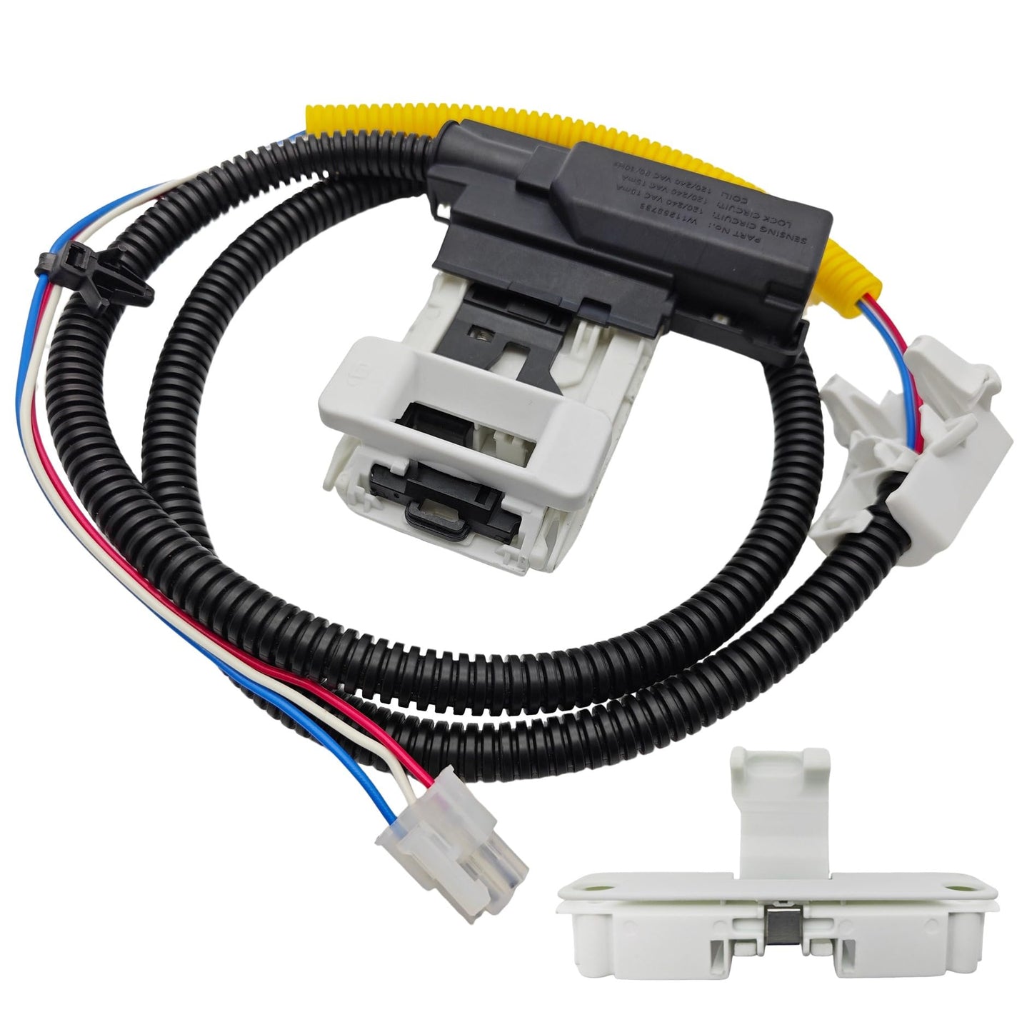 W11307244 W10682535 Washer Lid Lock and Lid Strike w10837741, Compatible with Amana Kenmore maytag Whirlpool Washer, Replace w11253733 w10838613, Fit Models wtw5000dw1 wtw4816fw2 ntw4516fw3