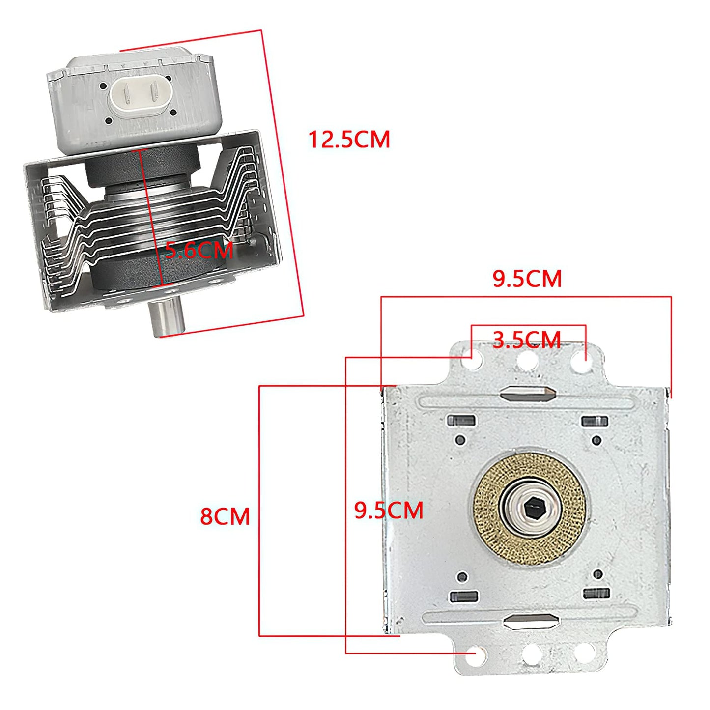 Magnetron 2M303H for Frequency Conversion Microwave Oven Magnetron Repair Parts Replace 2M539H 2M339H 2M303H(MG) 2M519H