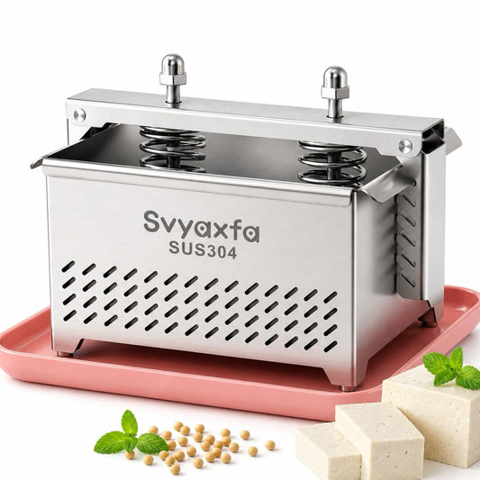 Tofu Press Stainless Steel Paneer Maker - Cheese Press for Homemade Tofu, Paneer，Easy to Use and Clean, Tofu Press Dishwasher Safe BPA Free Food Strainer