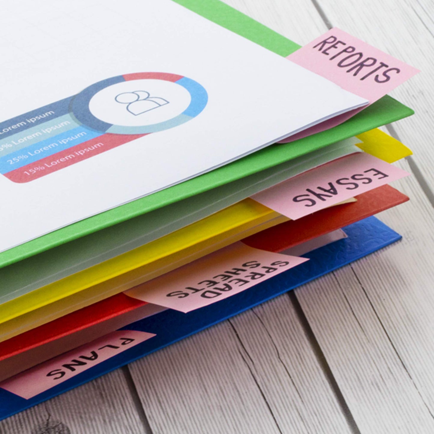 BAZIC Products Presentation Folder, 8 Pocket, Letter Size, Cs/12