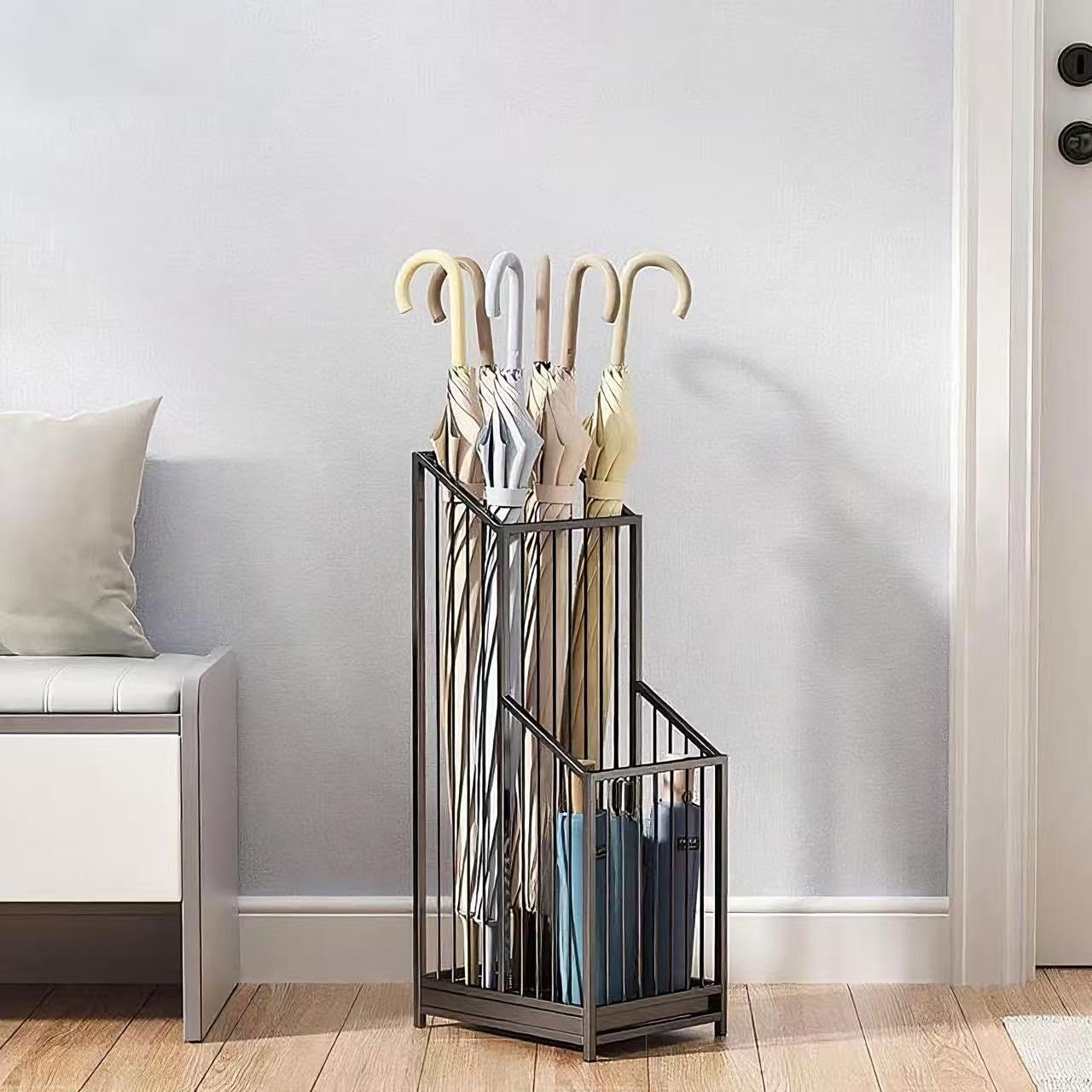 dboodb Umbrella Stand Umbrella Holder for Entryway Umbrella Storage Stand Rack Entryway with Decorative,Durable Indoor,Hotel Entryway,Modern Home Decor,Office Entrance Stylish