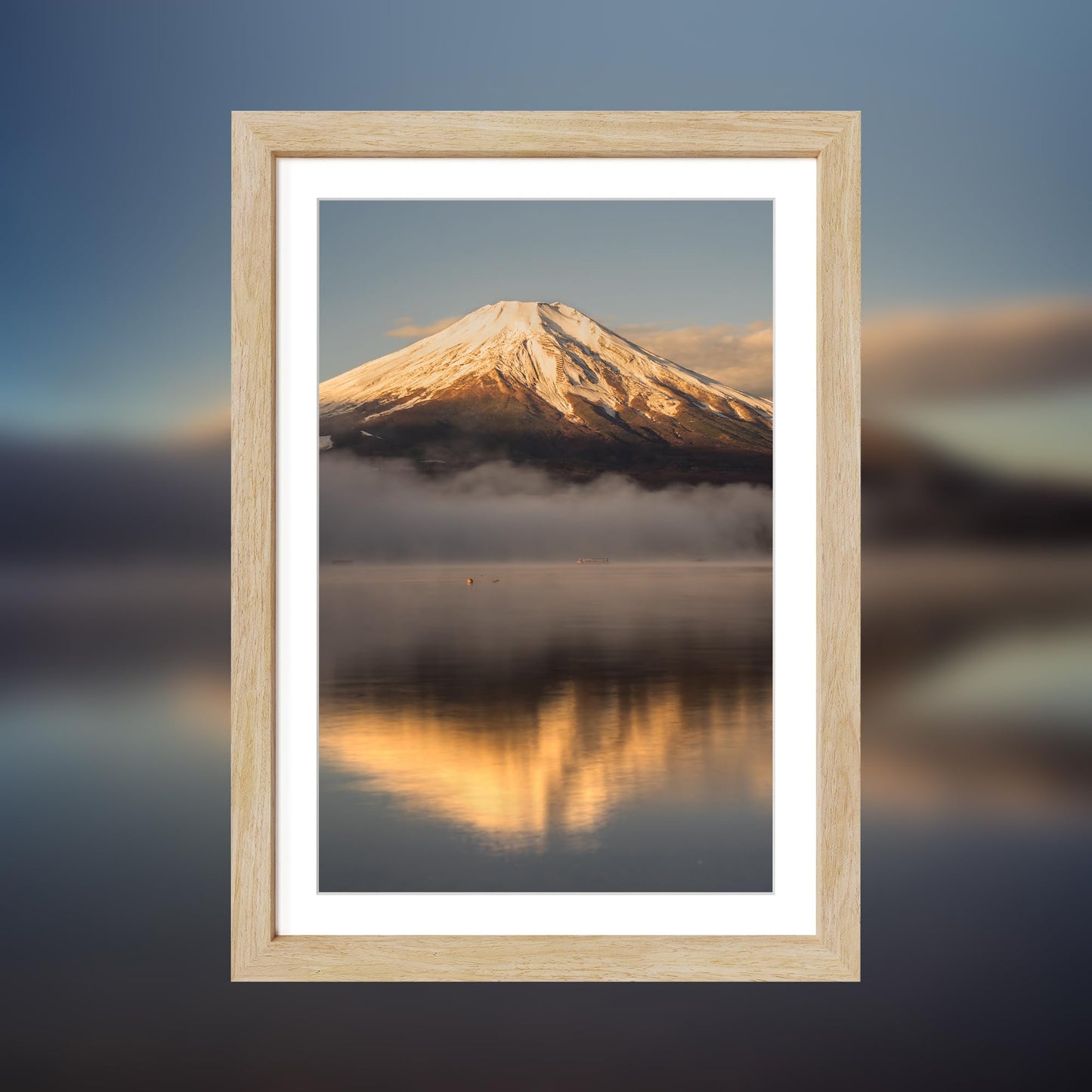 Chrspk 20X28 Poster Frame, Display Pictures 16X24 with Mat or 20X28 Without, Wall Hanging Frames, Natural Oak, 3 Pack