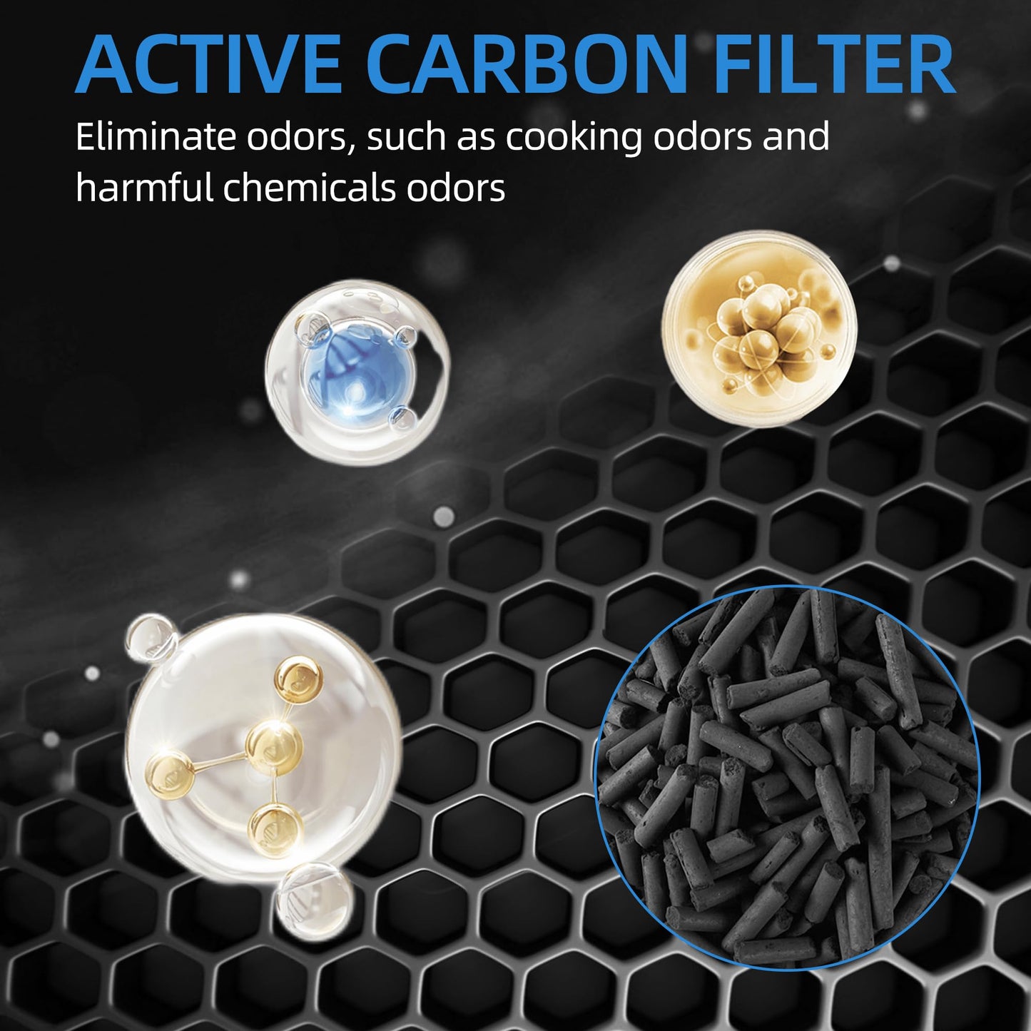 2 Pack Vital 200S Replacement Filter Compatible with LEVOIT Vital 200S Air Pur-ifier H13 Grade True HEPA, High-Efficiency Activated Carbon Filter Replace Part # Vital 200S-RF