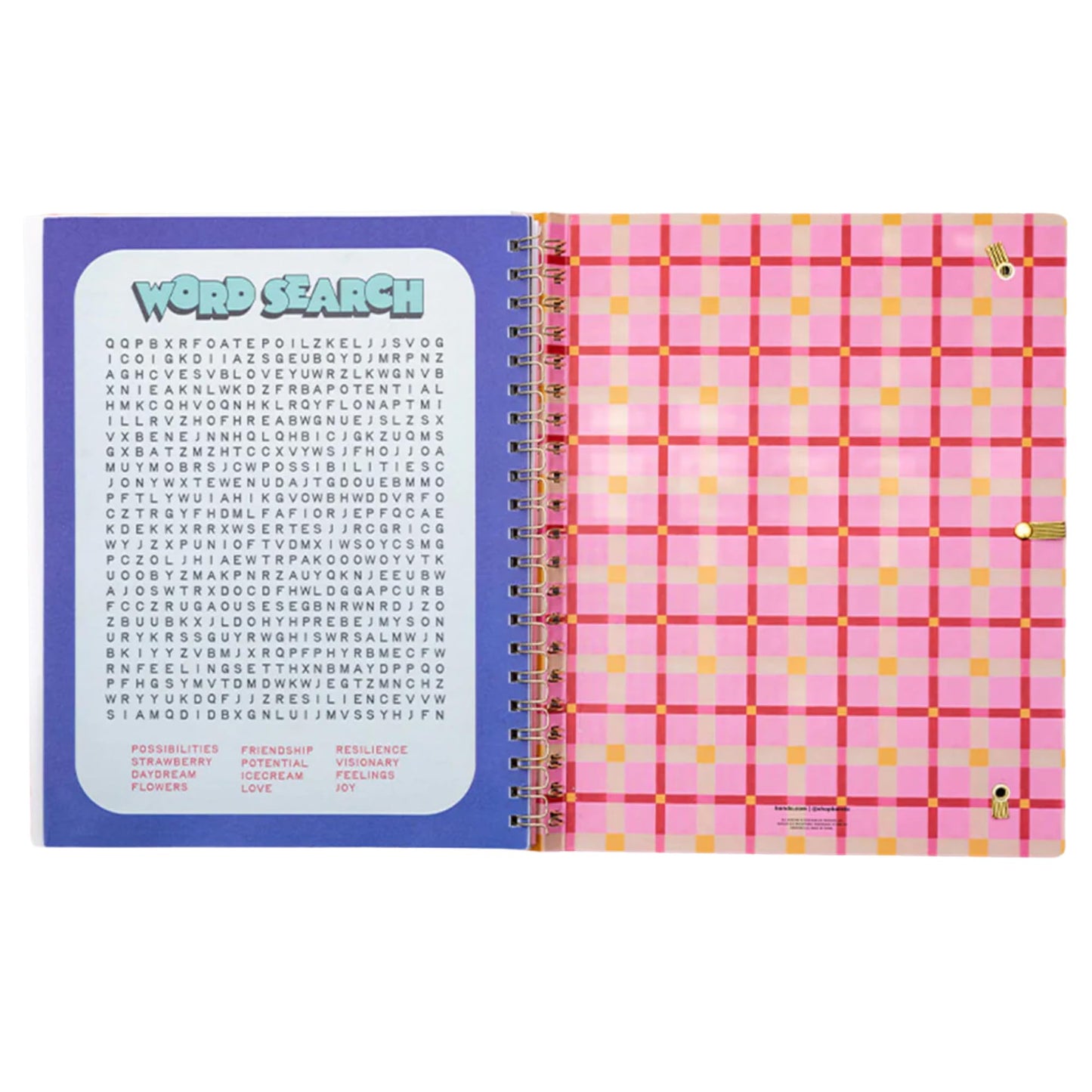 ban.do Undated Weekly Planner, Semi-Concealed Spiral Notebook with Stickers, To-Do Lists, Guided Wellness Journal, Daily Organizer for School or Office (Ready for Anything)