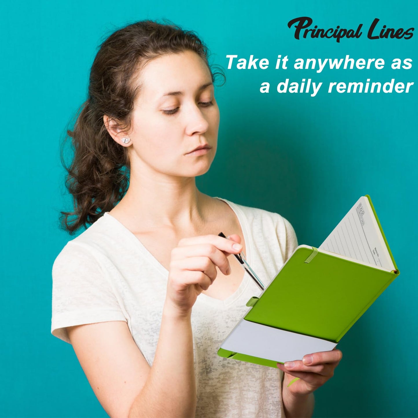 Principal Lines 12 Pack Lined Journal Notebook - A5 Hardcover Notebooks 192 Pages, 100 GSM Thick Paper Journal, 8.3 x 5.7 inches, Journals for Writing, School Supplies, Office Supplies