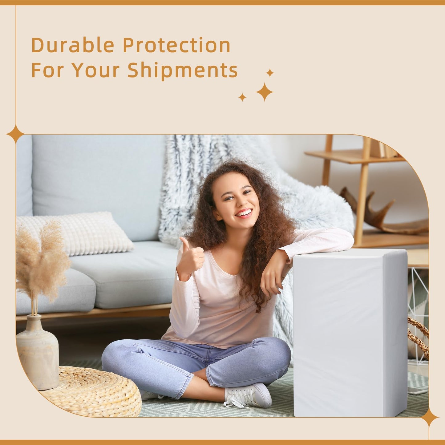 Fuxury Extra Large Poly Mailers 24x36" 50 Pcs, 2.5mil Bulk Heavy Duty Shipping Bags for Clothing,Strong Adhesive Shipping Envelopes for Small Business Supplier,XL Jumbo Poly Mailing Envelopes White