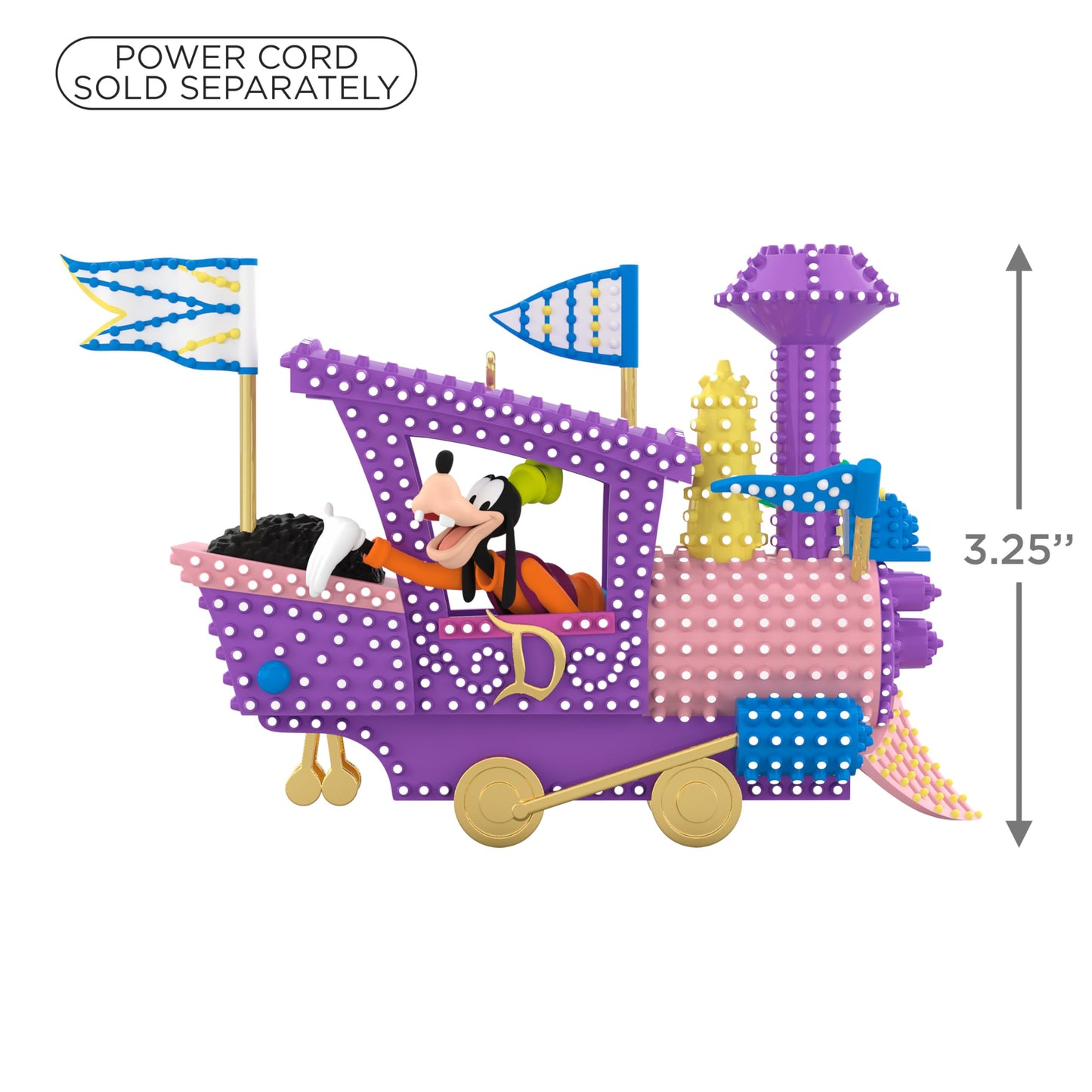 Hallmark Keepsake Christmas Ornament 2025, Disney Mickey and Friends Disney's Electrical Parade Musical With Light, Gifts for Disney Fans