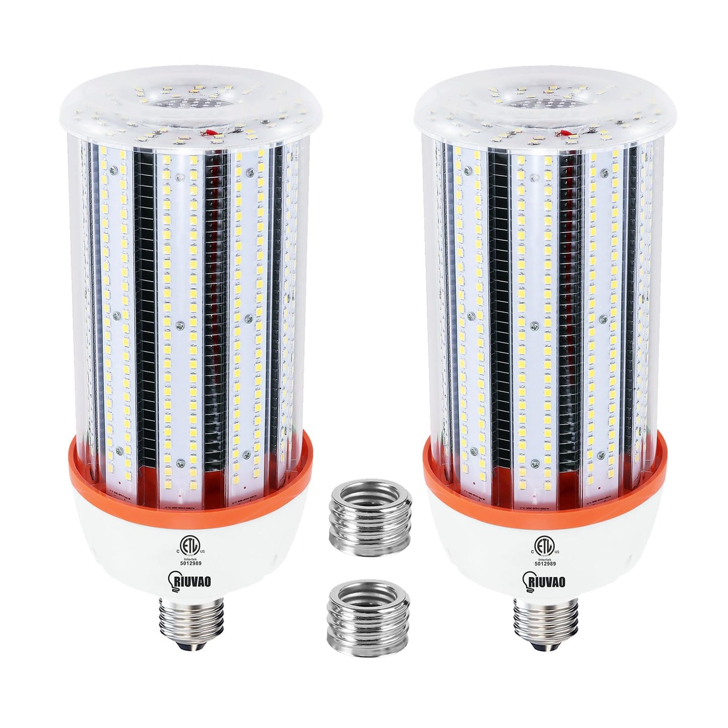 1200W Equivalent Led Corn light bulbs,18000 Lumen LED Corn Bulb 120W 5000K Daylight White Lamp,E26/E39 Medium Mogul Base,2-Pack Large Area Lights For Outdoor Indoor Warehouse Garage High Bay Lighting