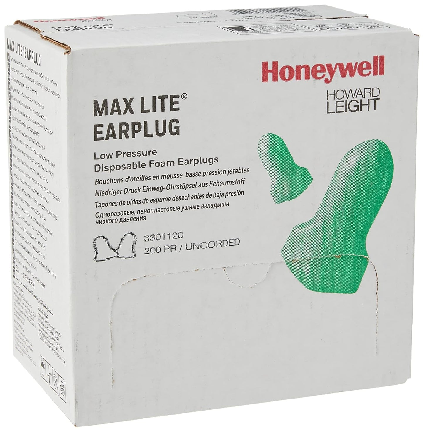 154-Lpf1 Max-Lite Disposable Ear Plugs 200/Box