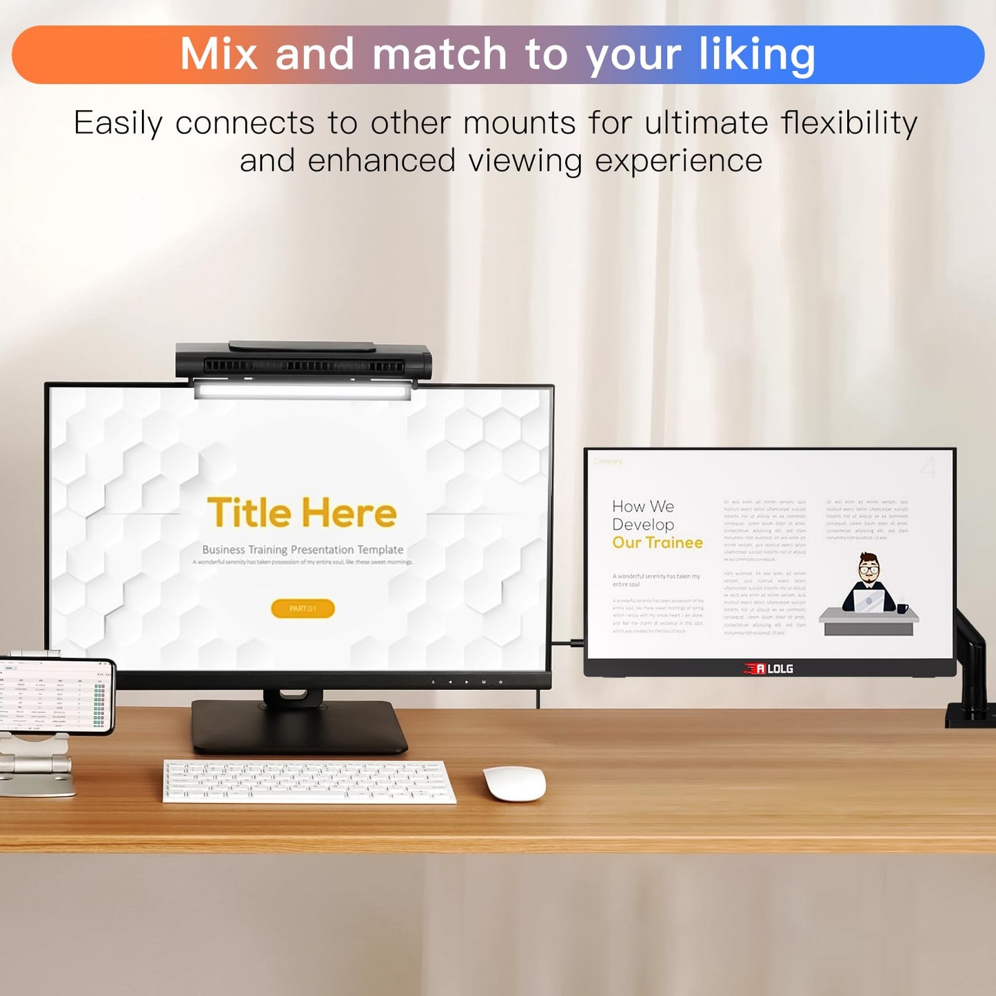 13.5''Portable Monitor for latop ,2K FHD 60HZ Laptop Monitor Screen,USB-C and HDMI Inputs, Ultra-Slim IPS Panel with HDR and Premium Smart Cover & Speakers for Laptop,PC,Phone,PS4/5,Switch,Mac,Xbox