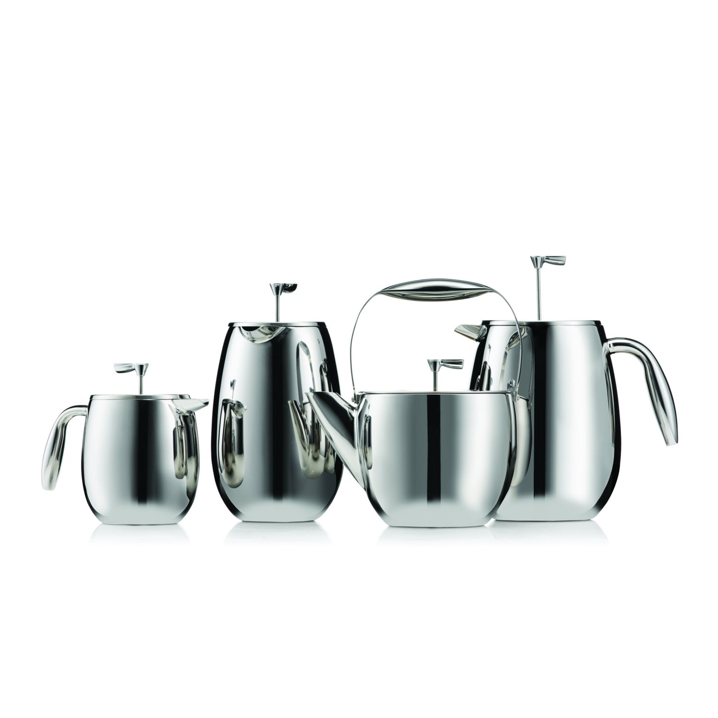 Bodum 17 oz Columbia Thermal French Press Coffee Maker, Insulated Double Wall Stainless Steel, Chrome