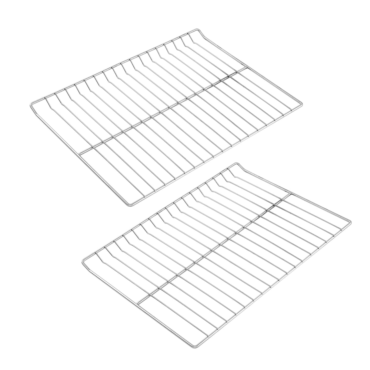 Allstare WB48T10095 Oven Rack Replacement Parts for GE Profile Spectra XL44 Oven Wire Rack 23.7" x 17.4" 304 Stainless Steel Hotpoint GE Gas Stove Range Oven Parts Ocen Shelf Rack-Flat 2 Pcs