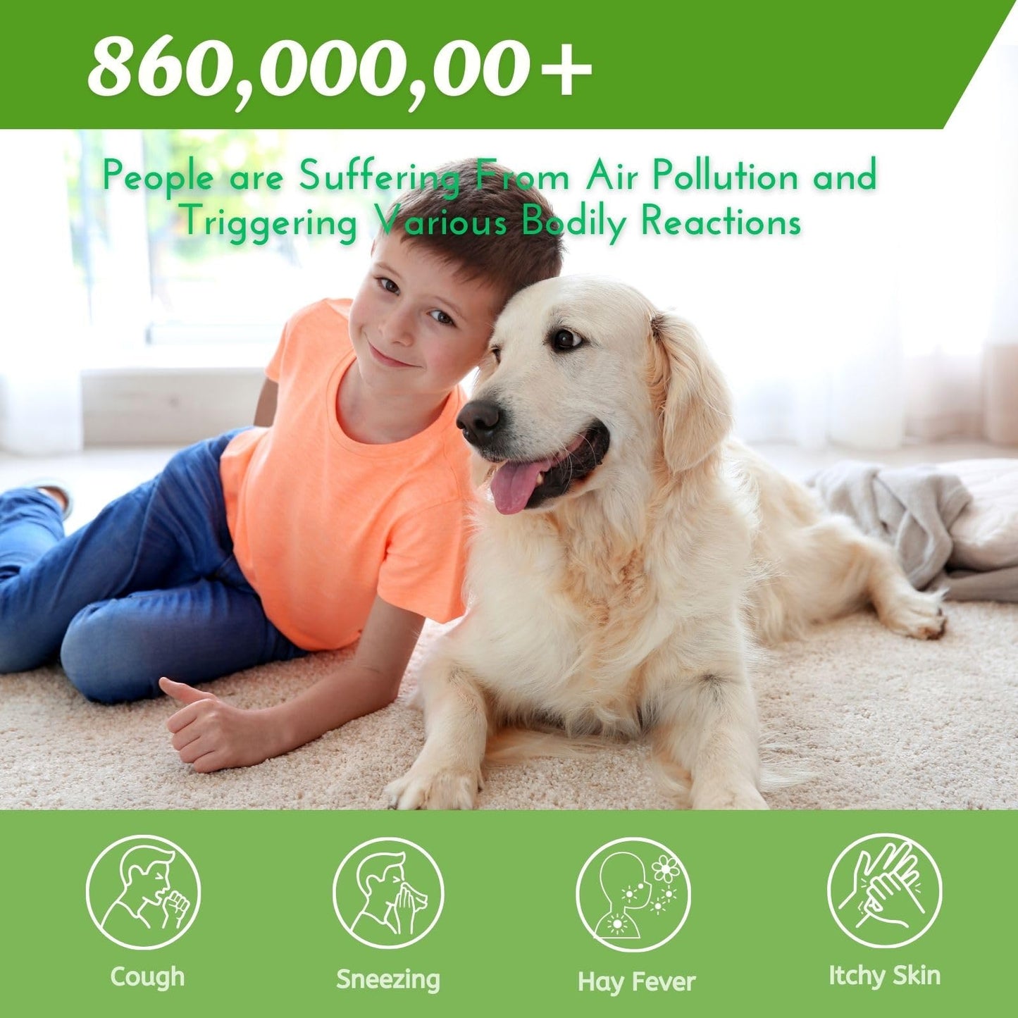 Nispira AER1 HAPF300AHD Allergan Remover Filter Replacement for Holmes Air Purifier HAPF30AT HAP242-NUC HAPF300AH-U4 HAPF300AHD-U4R True HEPA. 6 Packs