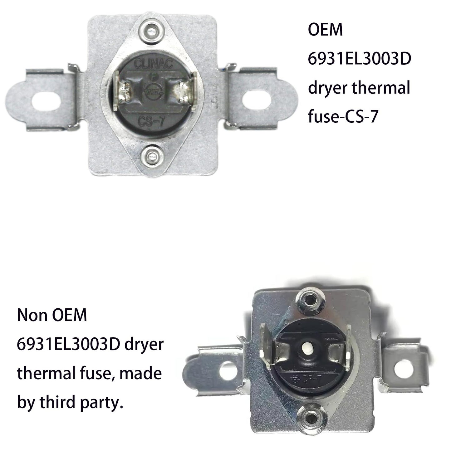 Genuine OEM 5301EL1001H Dryer Heating Element Assembly Replacing Parts Compatible with LG and Kenmore Elite's Laundry Dryer