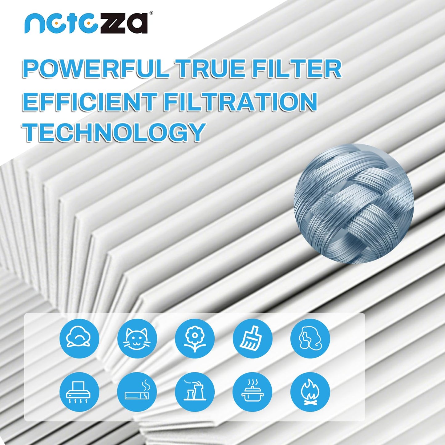 HP302 HP202 Filter Replacement Compatible with Shark HP200 HP201 HP202 HP232 HP301 HP302 AP1000 HC501 HC502 MAX Clean Sense iq Air Purifier filter, Part# HE2FKBASMB,HE2FKBAS,HE2FKPET,HE2FKPRO,2 Pack