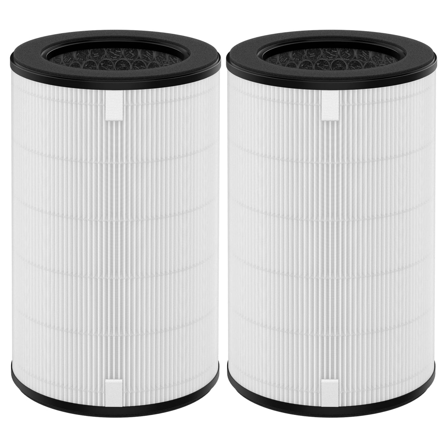 AP-T45 AP-T40FL Replacement Filter Compatible with 1461901 Homedics Total Clean 5-in-1 Air Purifier, AP-T45, AP-T45WT, AP-T40, AP-T40WT, AP-T40WTAR, AP-T40FL, H13 True HEPA Filter, 2 Pack