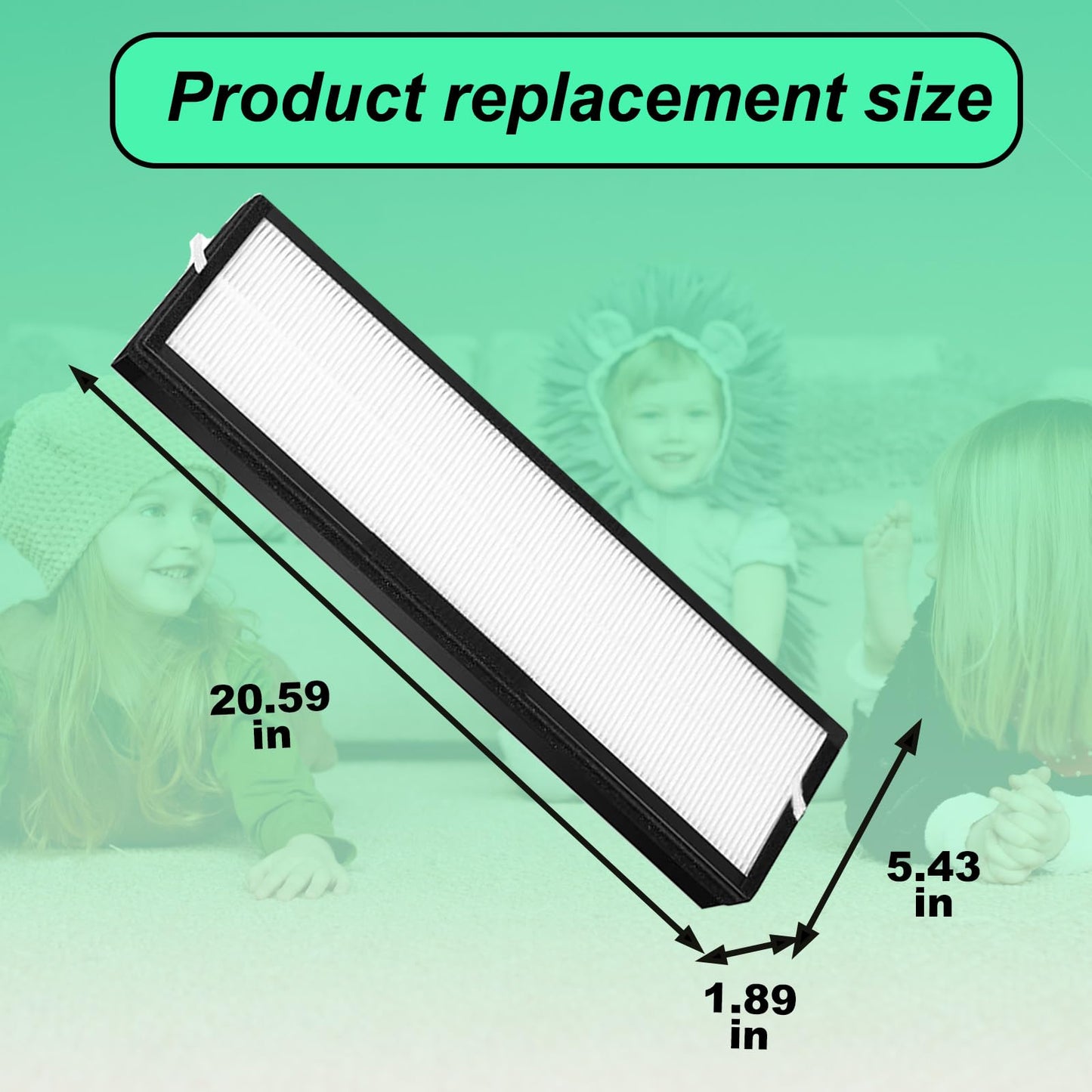 Maostair HFD320 Replacement Filter Compatible with Honeywell Air Genius 3,4,5,6 Series Air Purifiers-Models HFD300, HFD310, HFD320,HFD360,HFD314, HFD323CV1, HFD323-TGT,HFD324 （1+2）