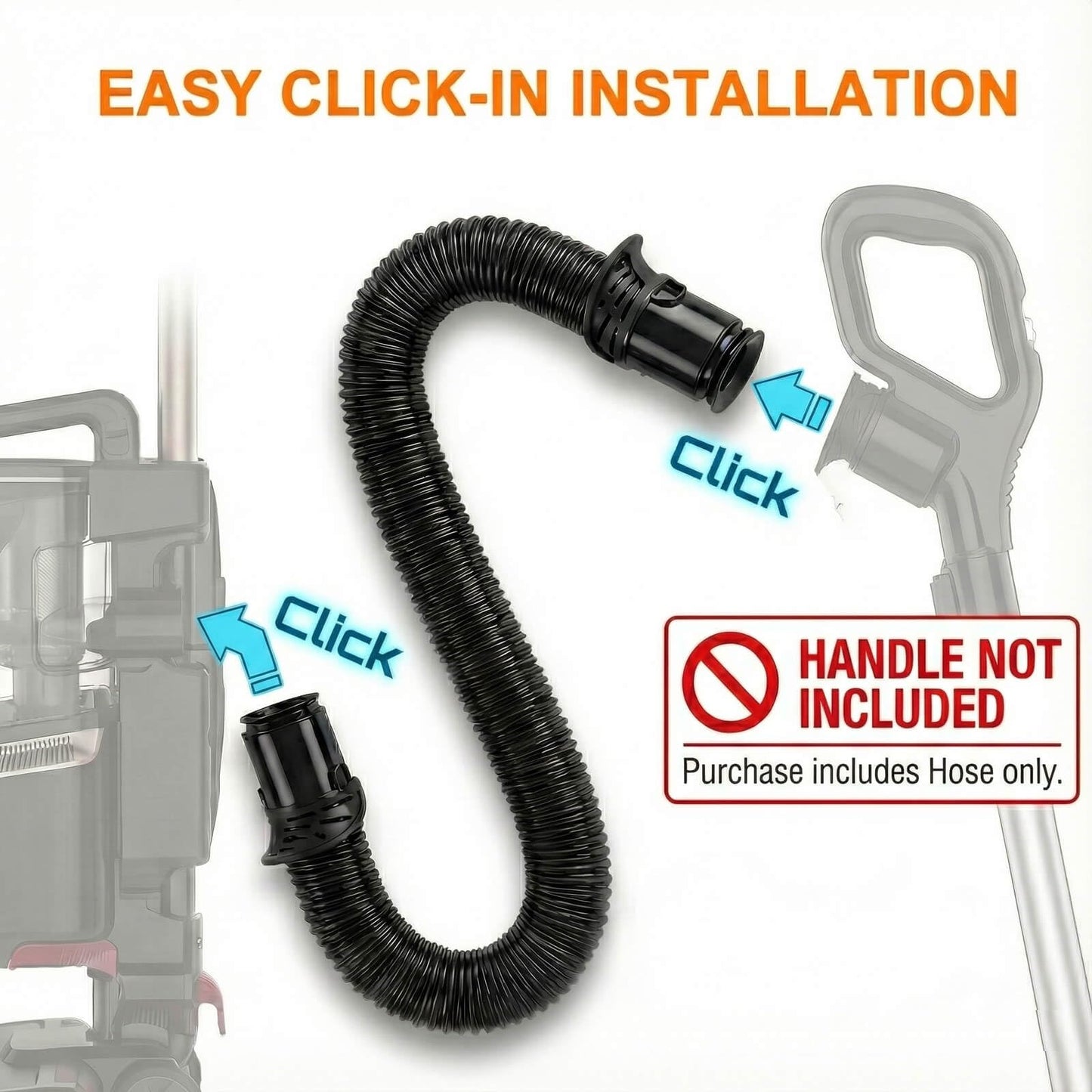 Replacement Hose Compatible with Shark LA502 LA322 LA300 Replacement Parts, UV950 UV900 UV850 LA702 LA700 LA555 LA401 Vacuum Hose for Navigator Lift Away Attachment Accessories