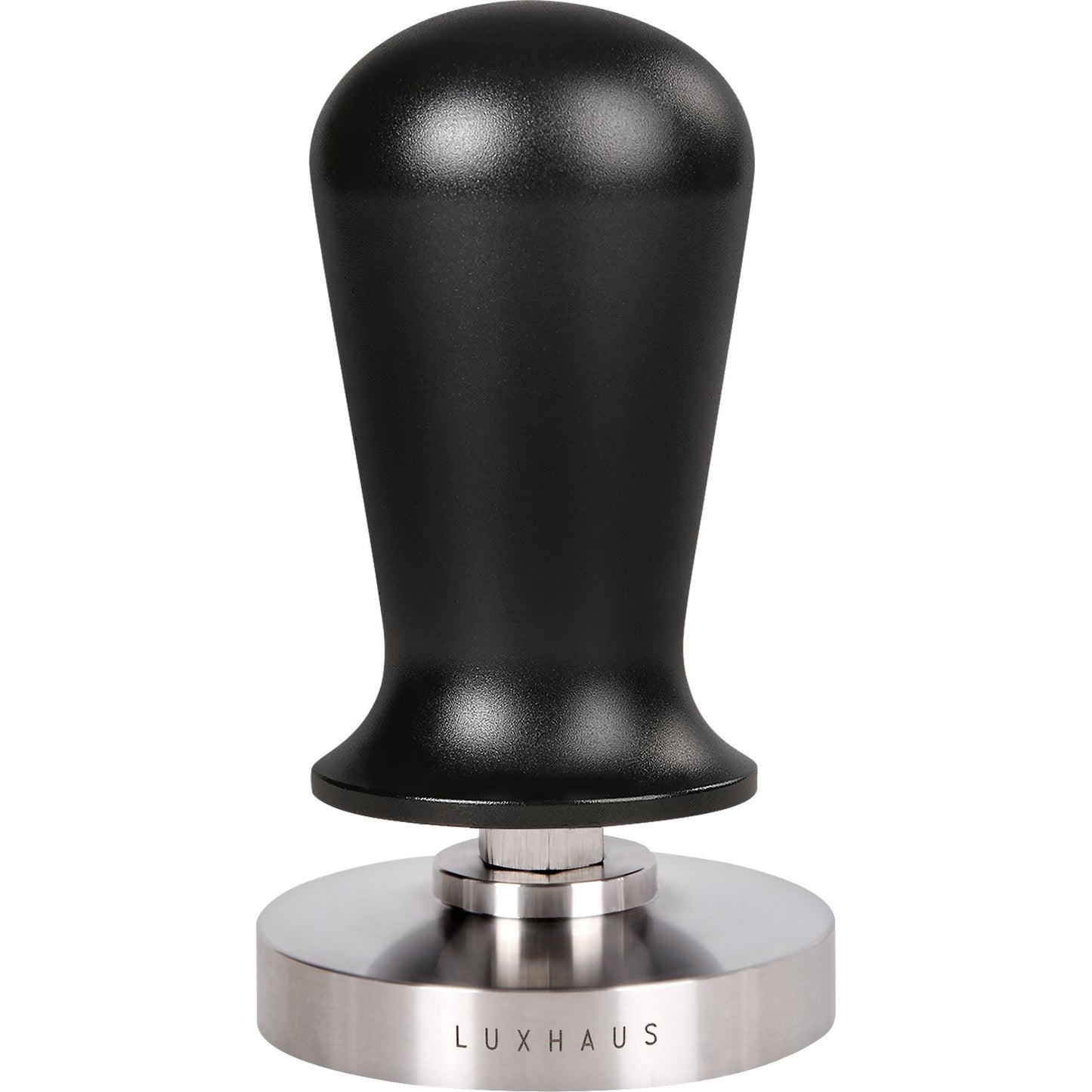 LuxHaus 51mm Calibrated Coffee Tamper for Espresso Machine with Spring Loaded 100% Flat Stainless Steel Base