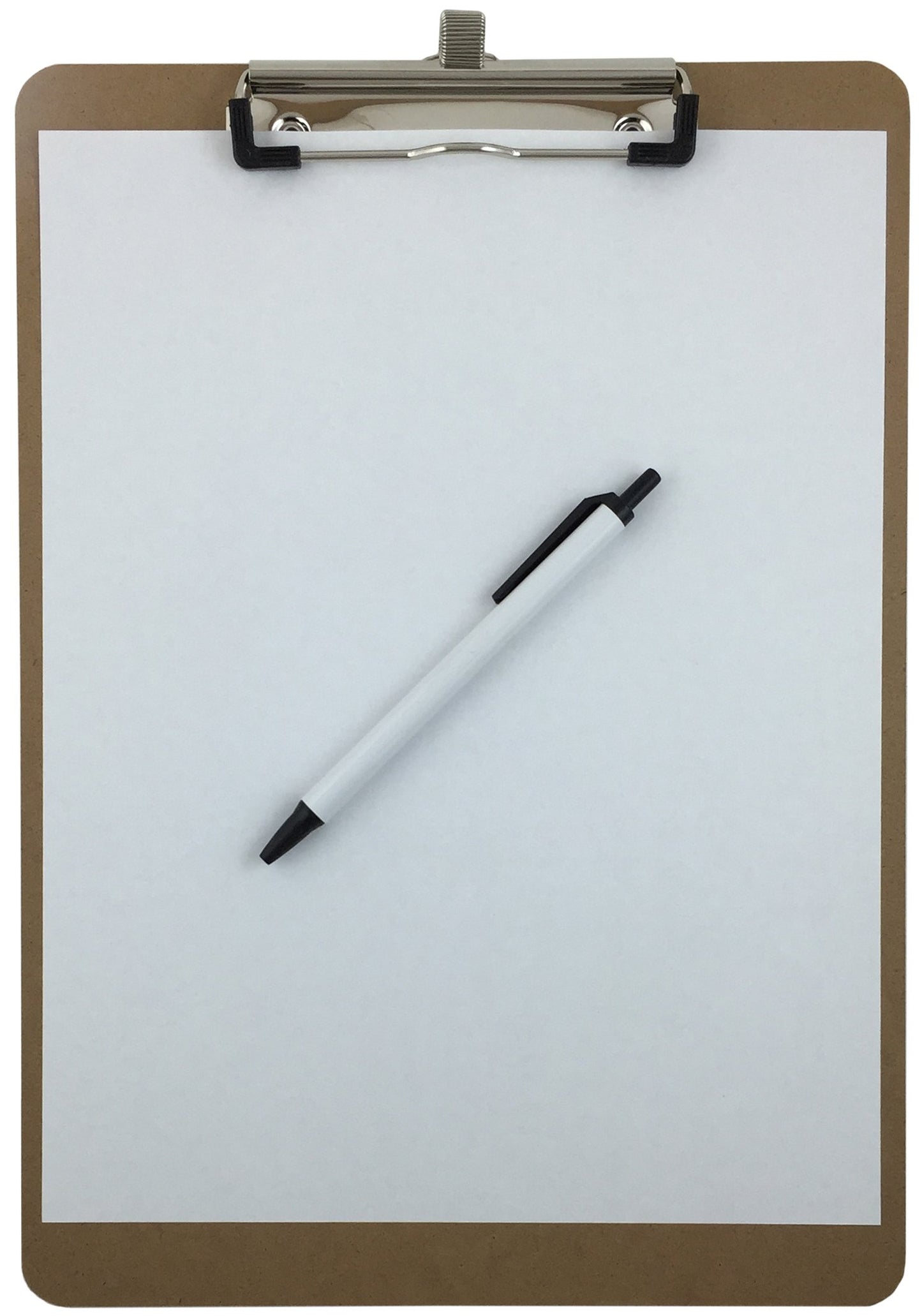 Trade Quest Clipboards Pen Holder Clip Letter Size (30 - Pack) (Pen Included)