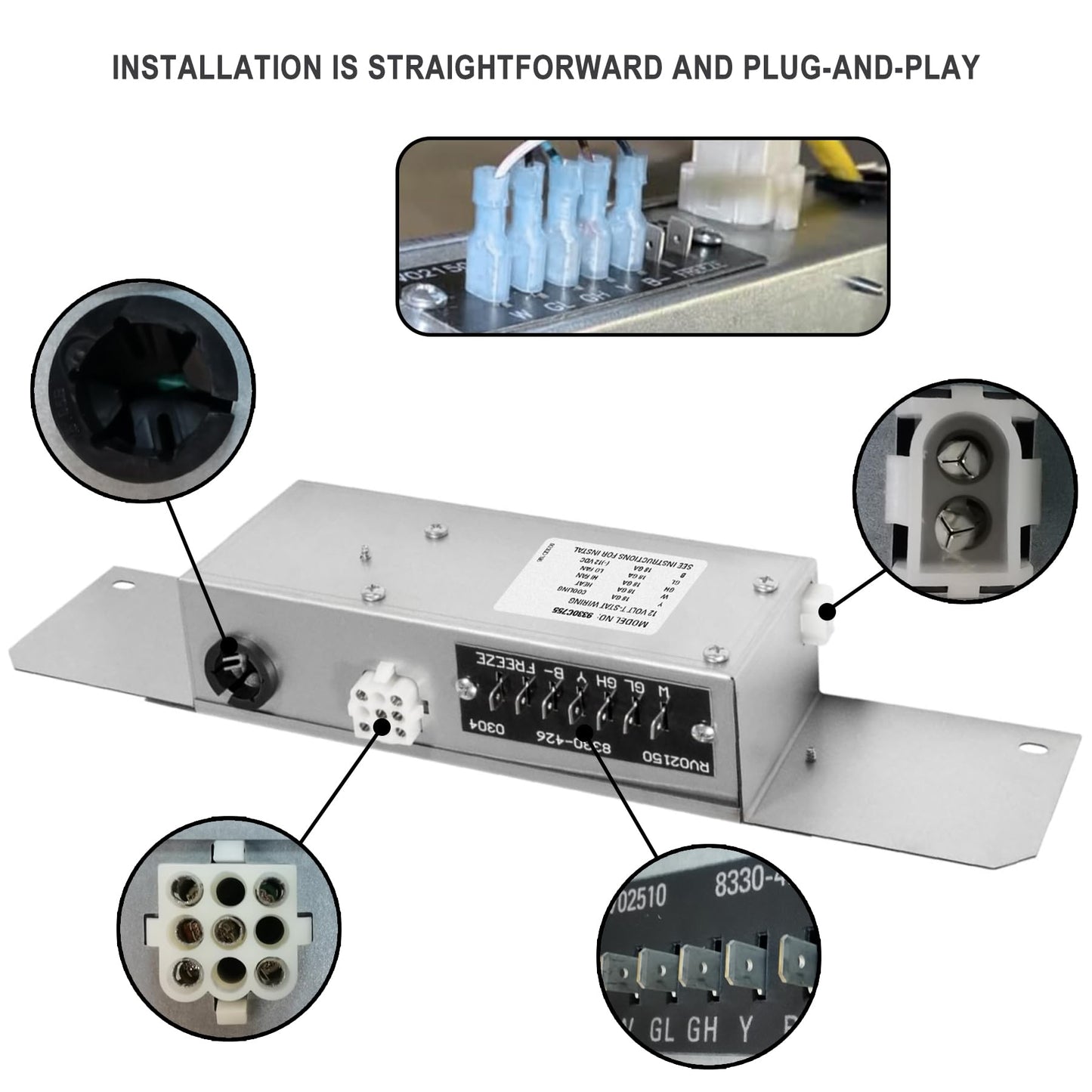 Updated 9330C755 RV Air Conditioner Control Box Kit, Heat Ready AC Cool Control, Compatible with Coleman Mach 15 RV Air Conditioner Units with a Heat Strip