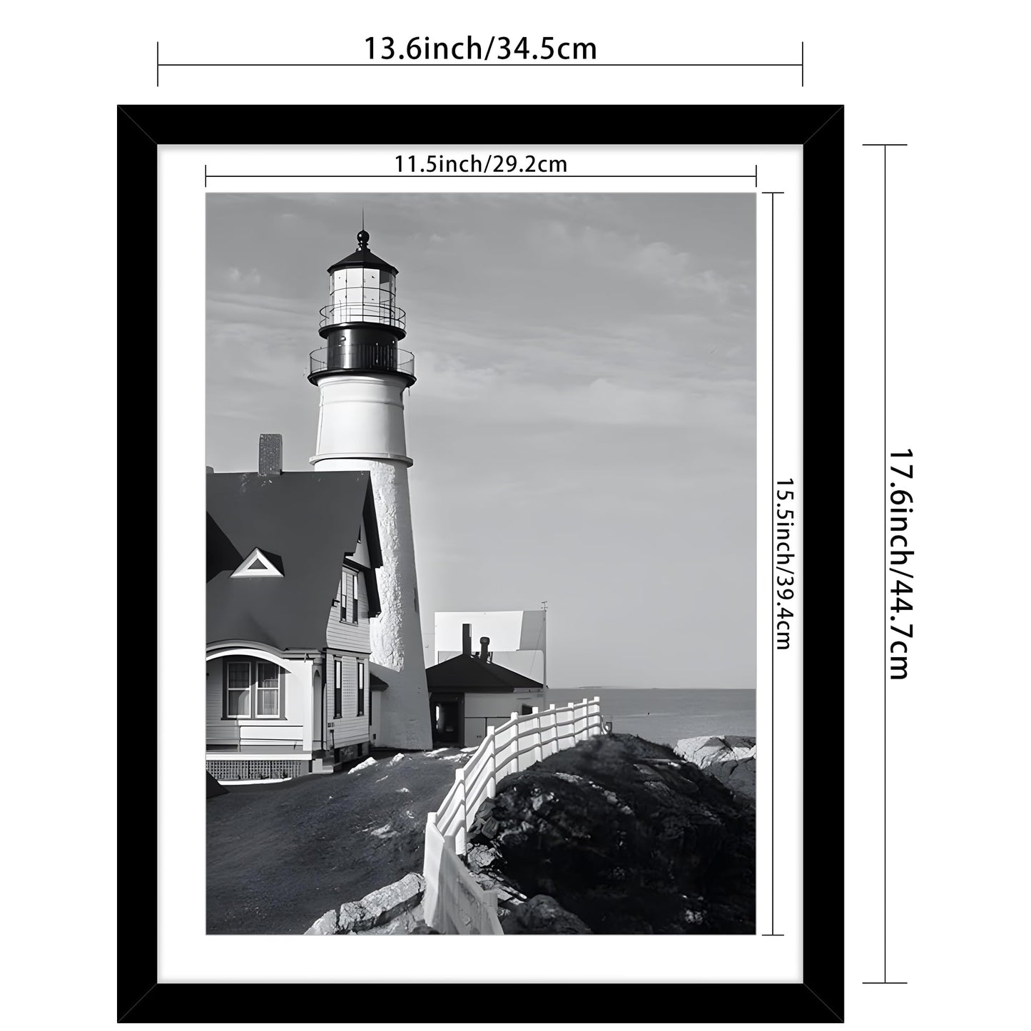 Picrit 14x18 Picture Frame 3 Pack, Black Poster Frame, Display Poster 12 x 16 with Mat or 14 x 18 without Mat for Horizontal or Vertical Wall Mounting