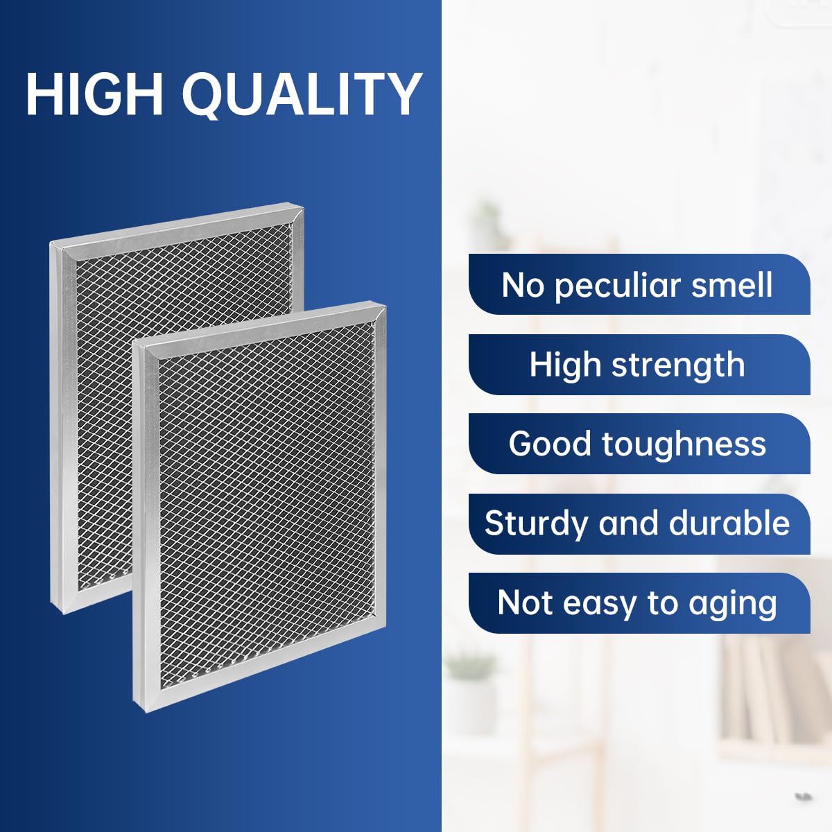 5443 Dehumidifier Filter MERV 8 Washable 10x12x1 Compatible with Whole-House Dehumidifiers Models 1830 1850 1852 and Ventilation Models 8191 8192 Replacement Filter by Aliveair 2 Packs