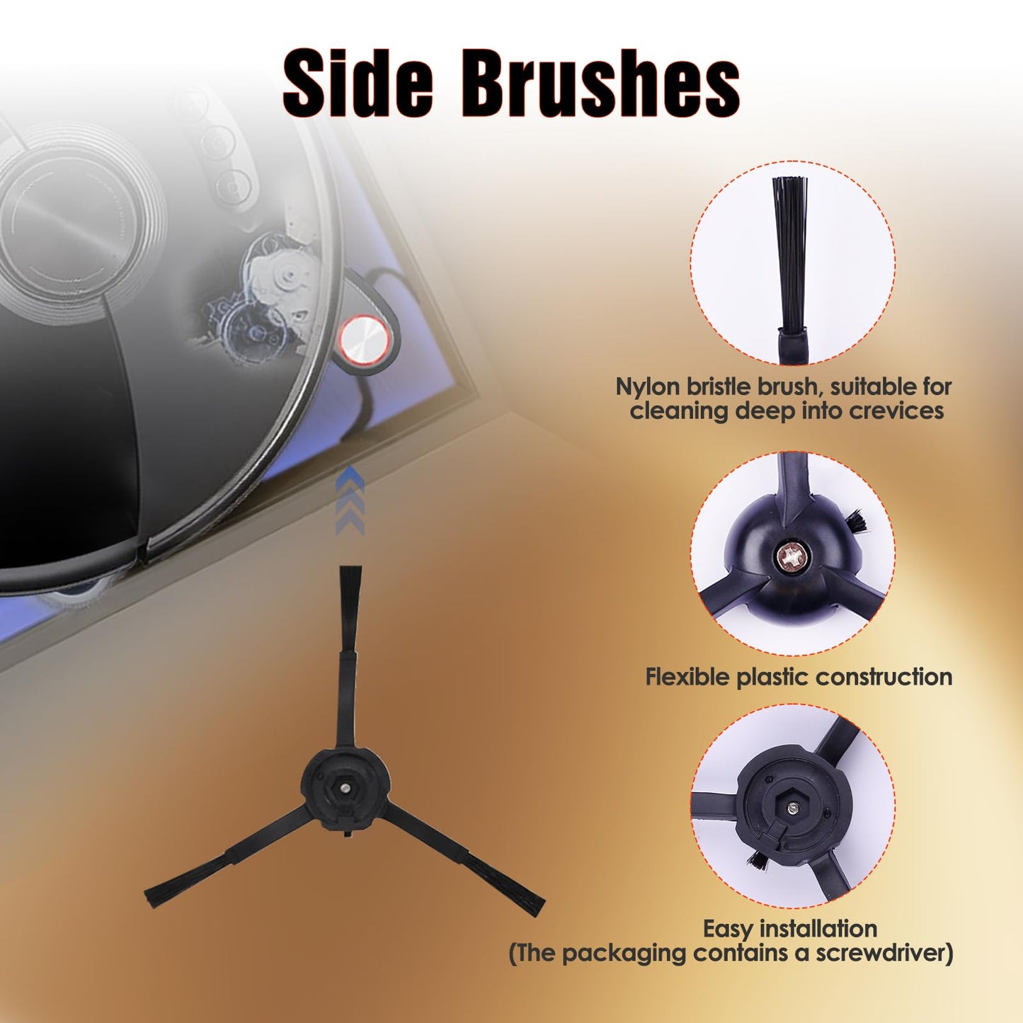 33 PCS S8 MaxV Ultra Accessories Kit Compatible with Roborock S8 Max/MaxV Ultra Robot Vacuum,6 Scent Tablets,1 Set Main Brush,4 HEPA Filters,4 Mop Cloth,4 Edge Mop Cloth,6 Side Brushes,6 Dust Bags