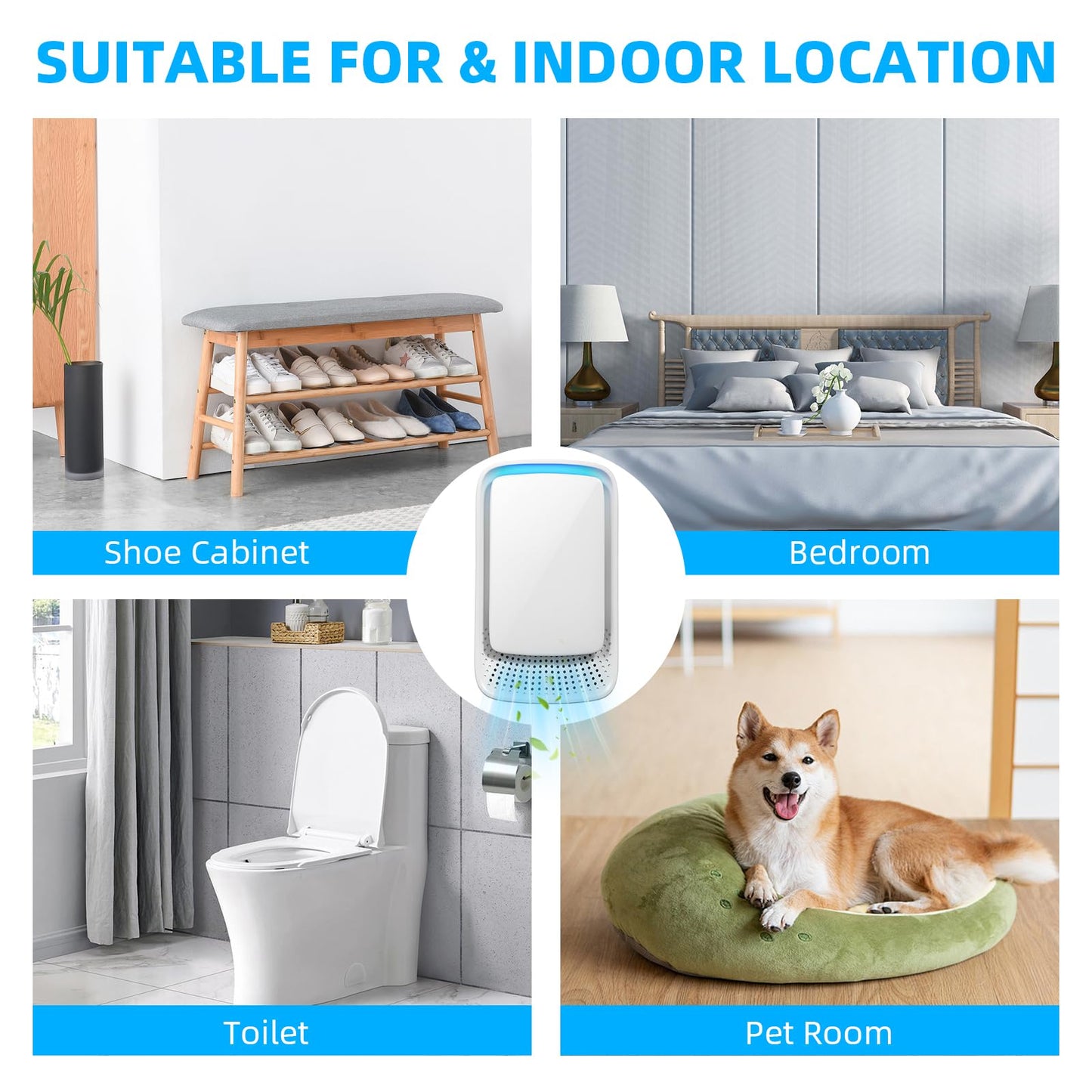 2026 Upgraded Air Ionizers for Home Plug in Air Purifier for Pet Odor,Smoke & Dust,Quiet Air Ionizer for Dust Mites Odor Eliminator & Room Deodorizer Plug in for Bedroom,Office,Kitchen-8Pack