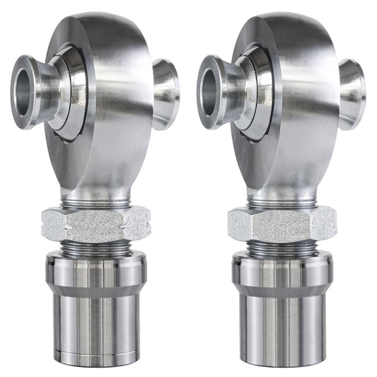 1.25” Heim Joints Rod End Kit,1 1/4” Chromoly Heim Joints Panhard Rod End Kit for Steering,Suspension, Traction Bars, Right&Left Hand Thread with Spacer,Tube Adapters & Jam Nuts - 1Set