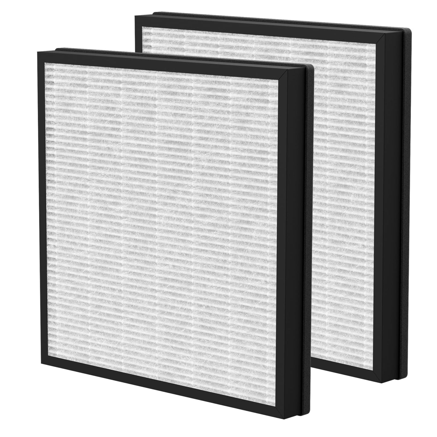 Harebery 2 Pack Max V-Series Replacement Filter Compatible with Wynd Max Home Air Puri-fier, 3-in-1 Filter, Model HMEPURV01