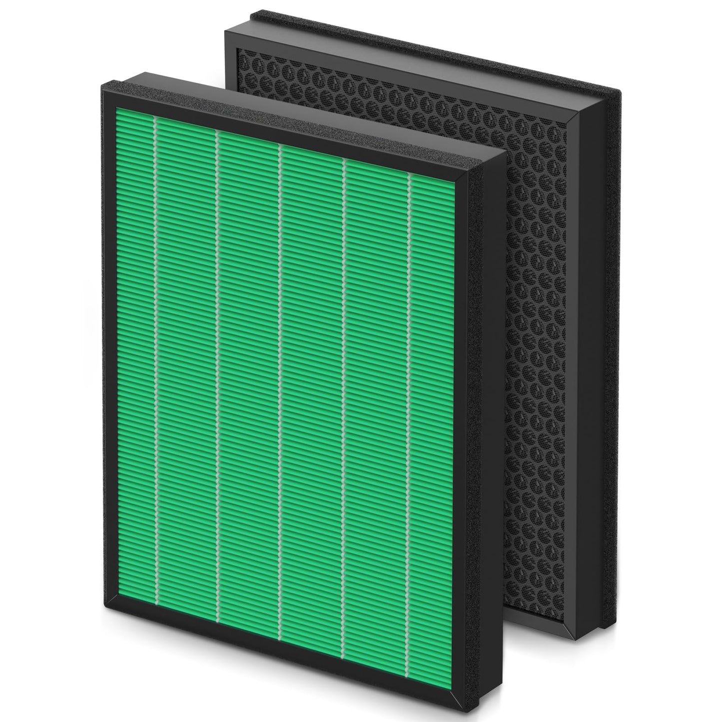 400/400S Replacement Filter for Coway AIRMEGA Max2 400 400S 400(G) 400S(G) Air Purifier, Max2 Green HEPA and Active Carbon Filter Set, AP-2015-FP, 1 Set