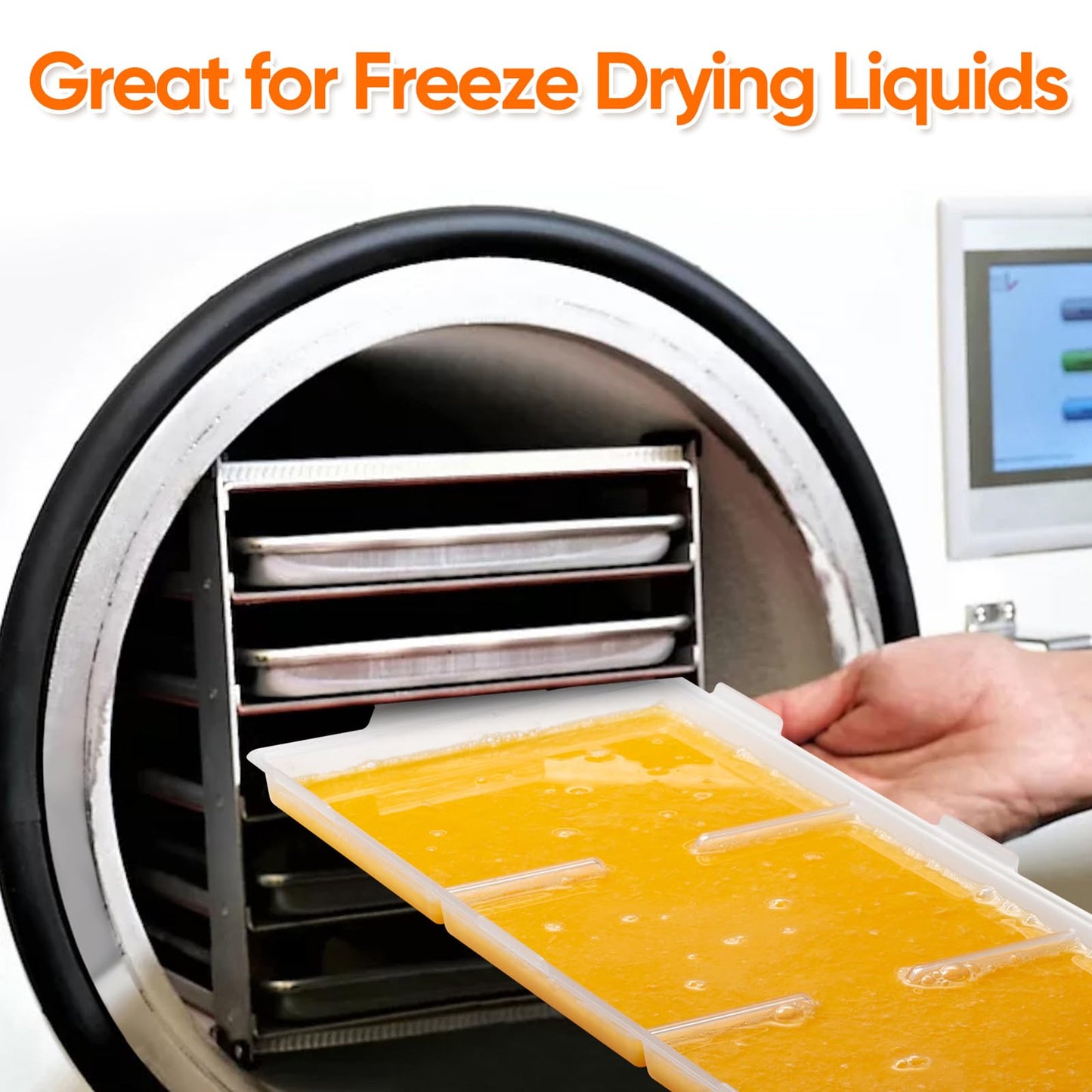 Tray Lids for Harvest Right Freeze Dryer Medium Trays. 5 pcs freeze dryer tray lids medium for Harvest right freeze dryer accessories