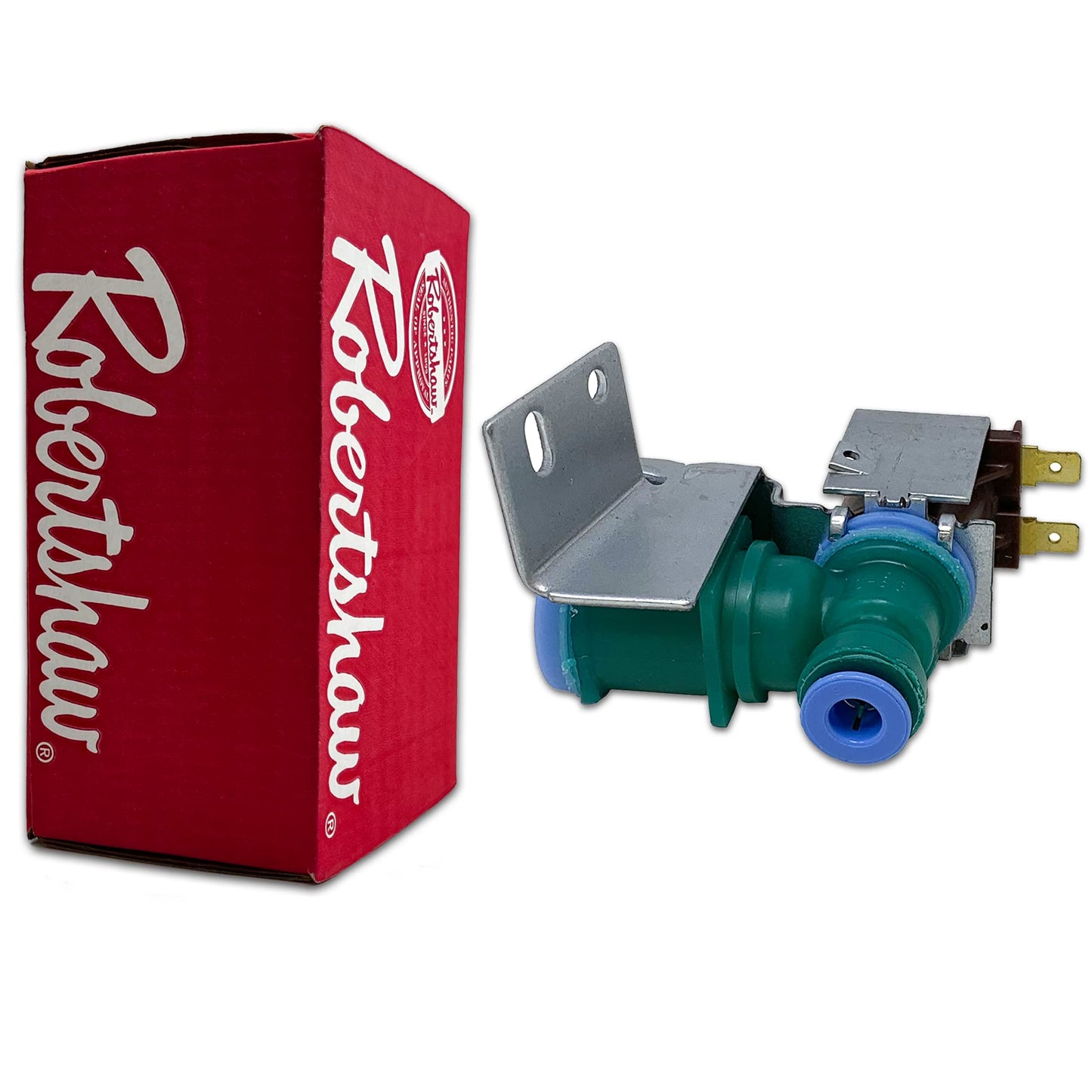 [W10238100 Valve OEM Mania] IMV-8100 W10238100 WPW10238100 NEW OEM Produced for Whirlpool Kenmore Refrigerator Water Inlet Valve by Robertshaw Replacement Part W10342318 AP6017532
