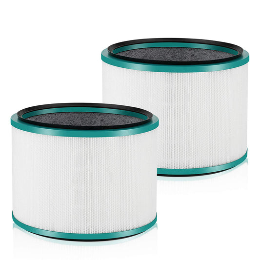 2 Pack HP01 HP02 Filter Replacement Compatible with Dyson HP01 HP02 DP01 DP02 Desk Purifiers, Replaces Part # 968125-03, Fit for Dyson Pure Hot Cool Link Air Purifier Filter